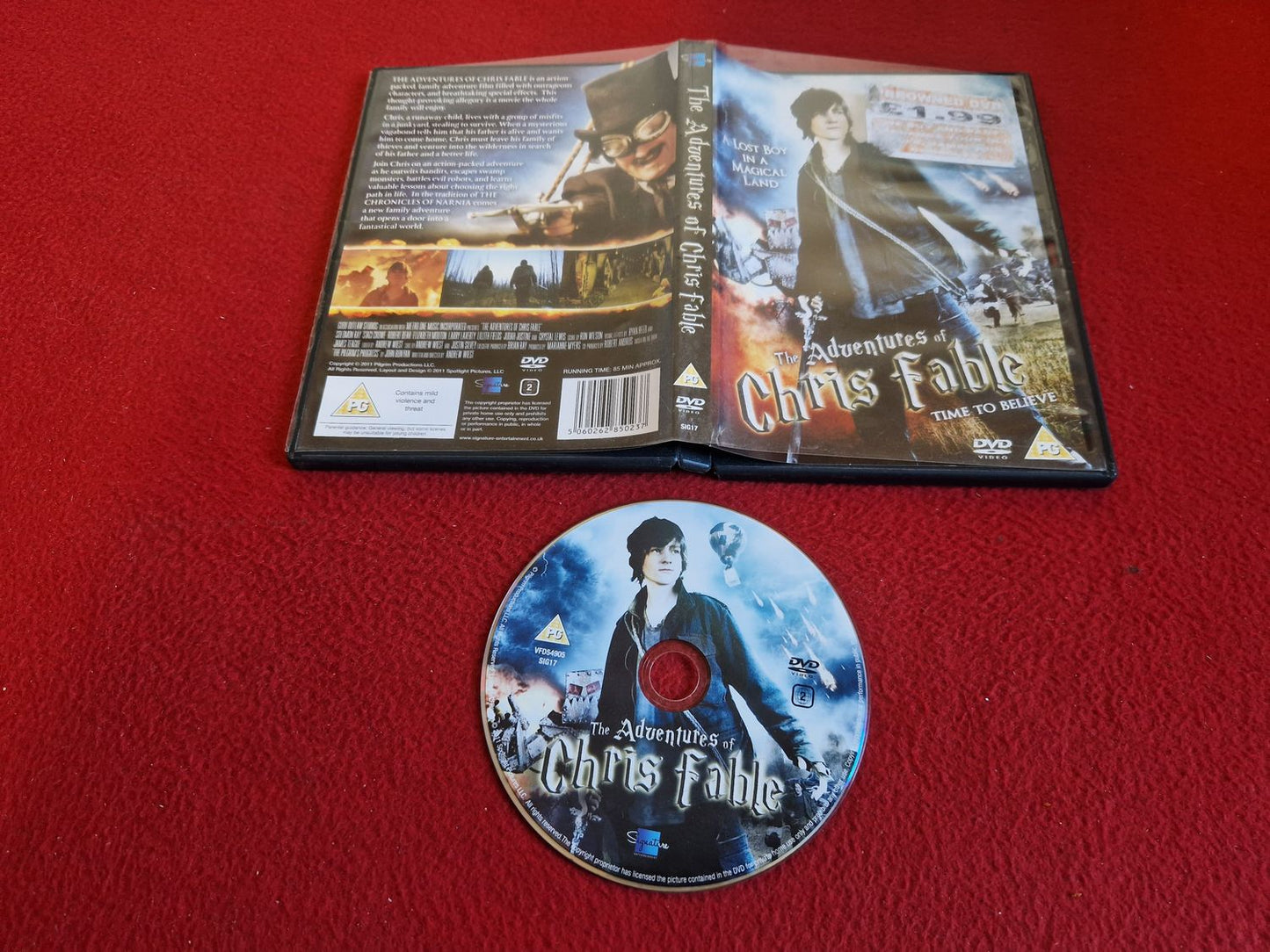THE ADVENTURES OF CHRIS FABLE DVD