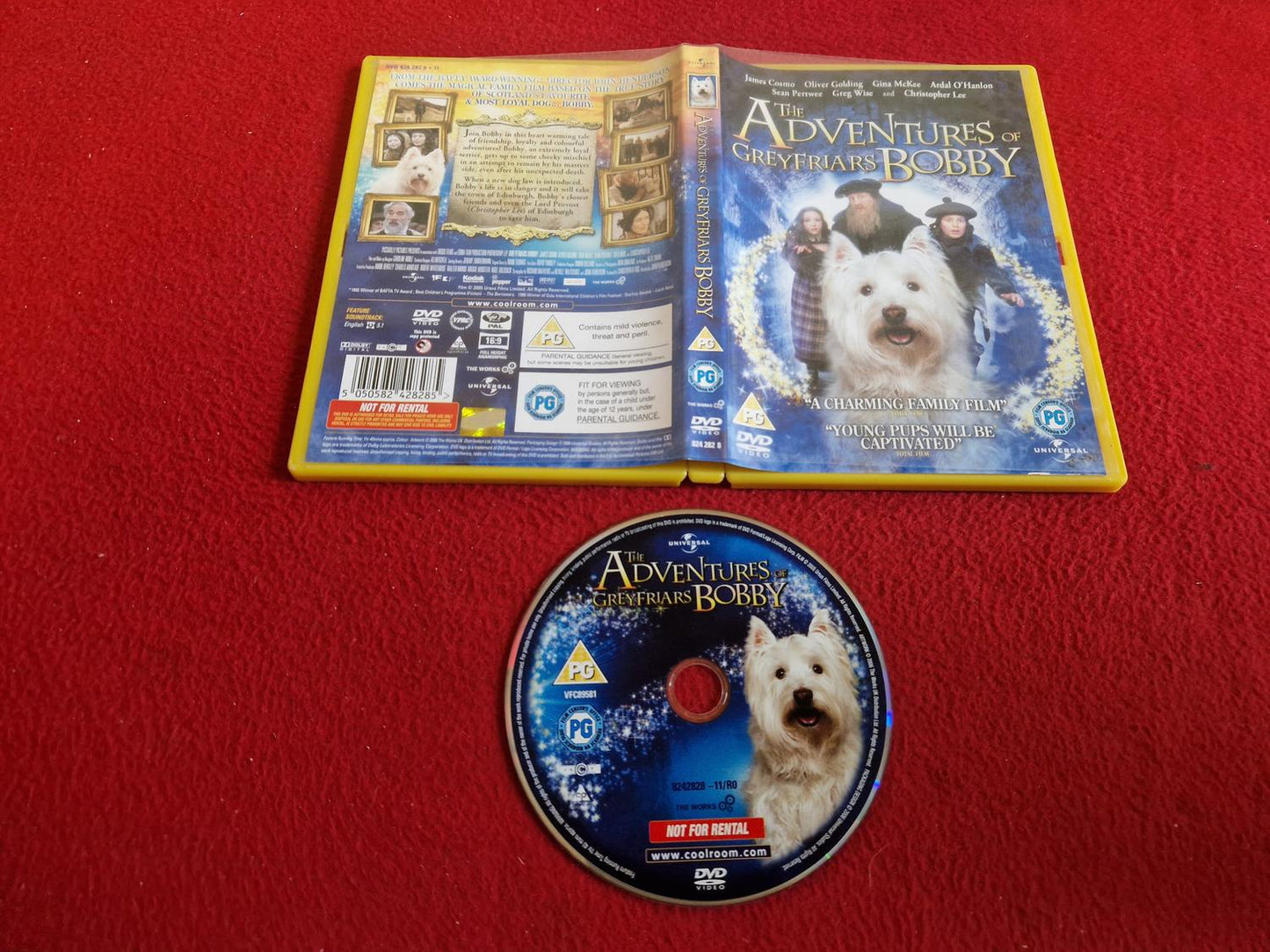 THE ADVENTURES OF GREYFRIARS BOBBY DVD