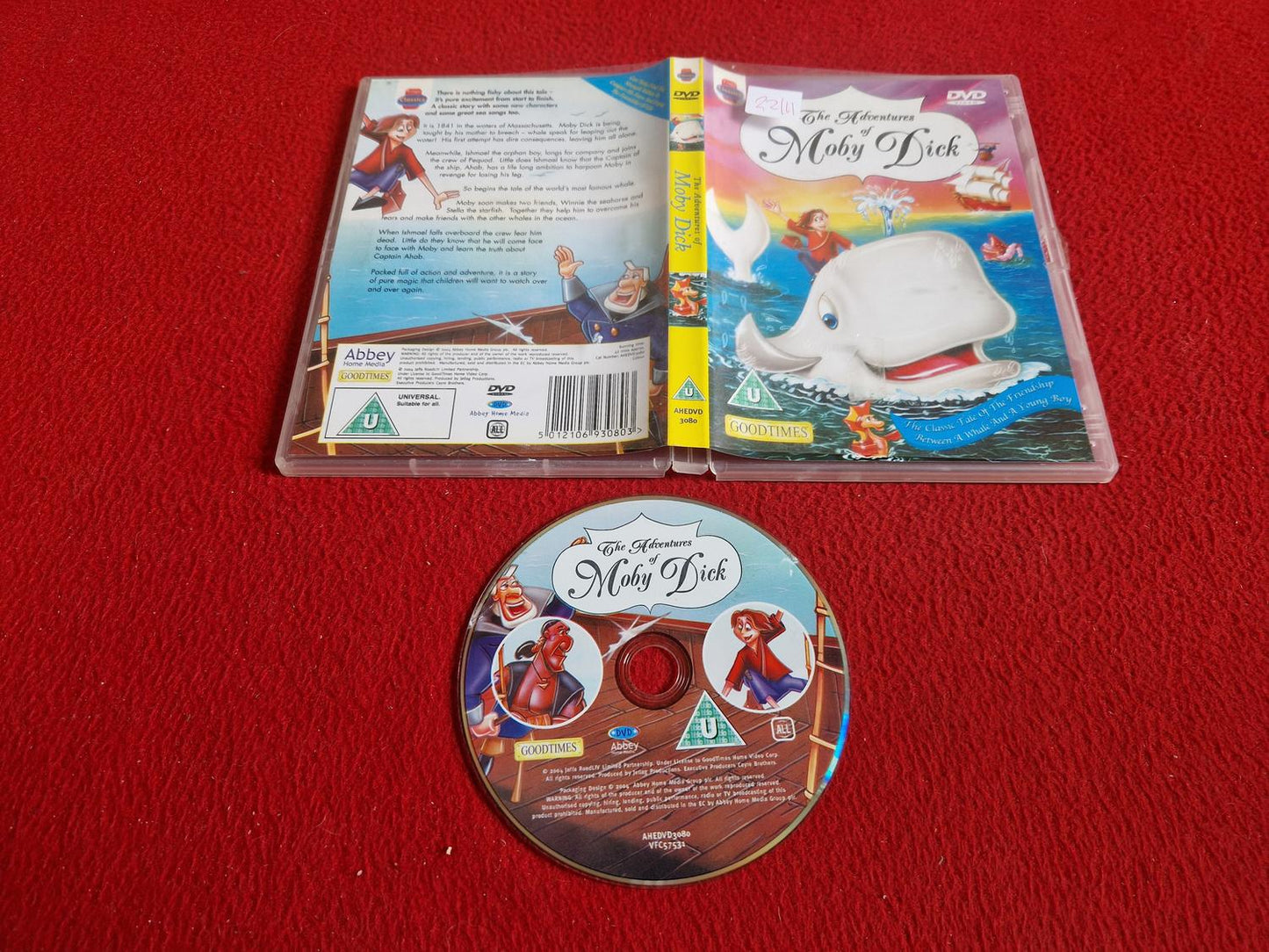 THE ADVENTURES OF MOBY DICK DVD