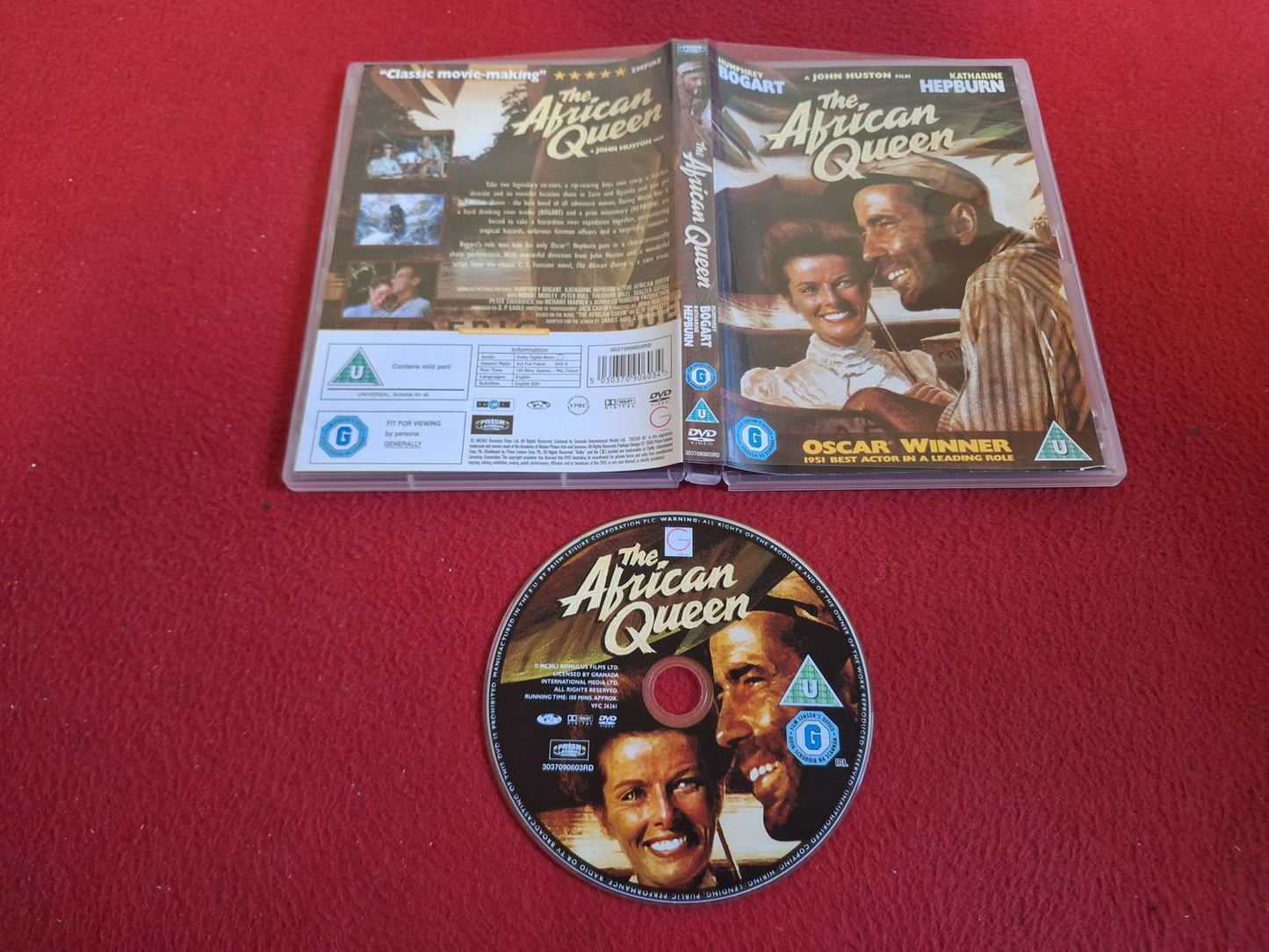 THE AFRICAN QUEEN DVD