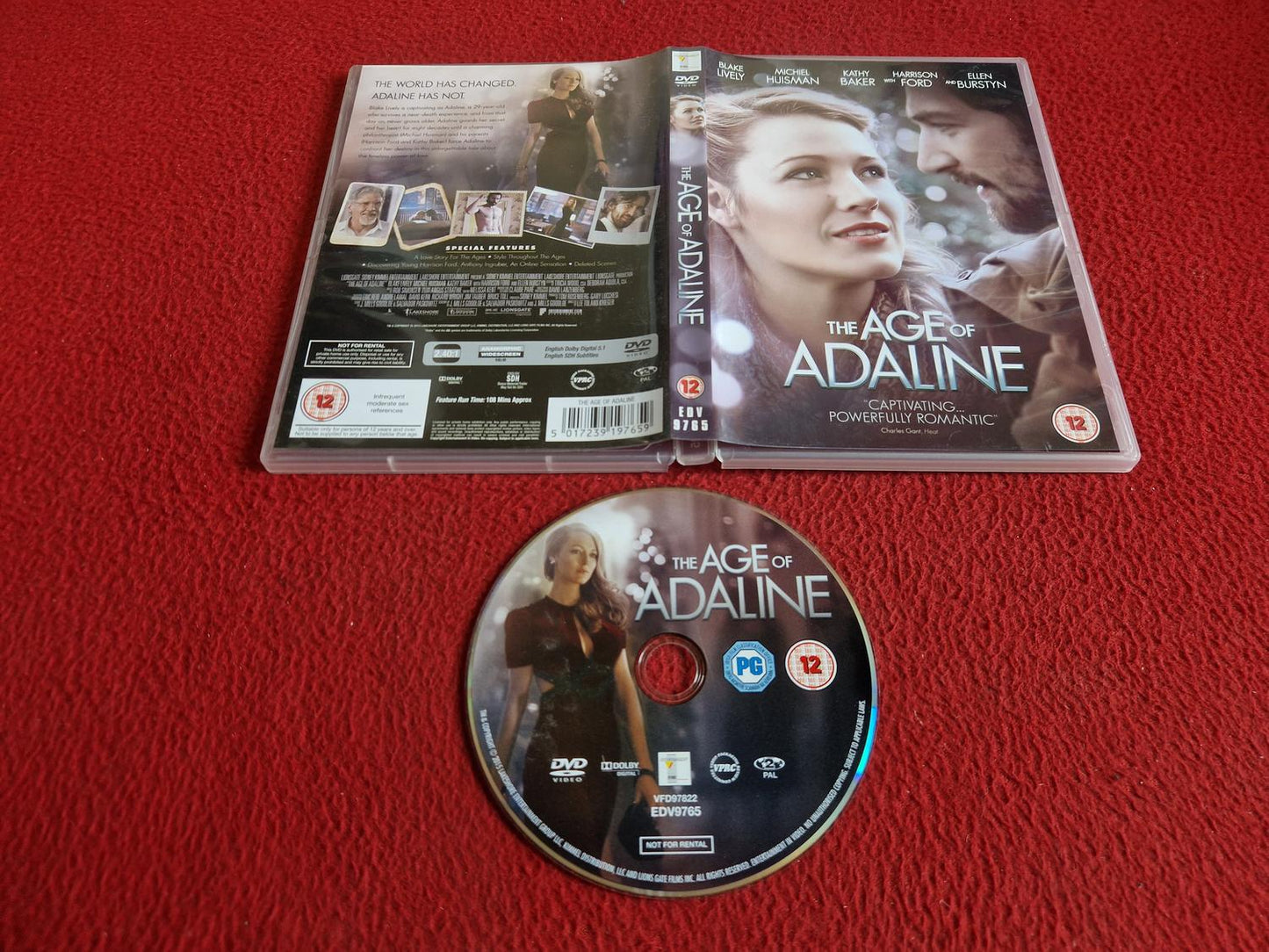THE AGE OF ADALINE DVD