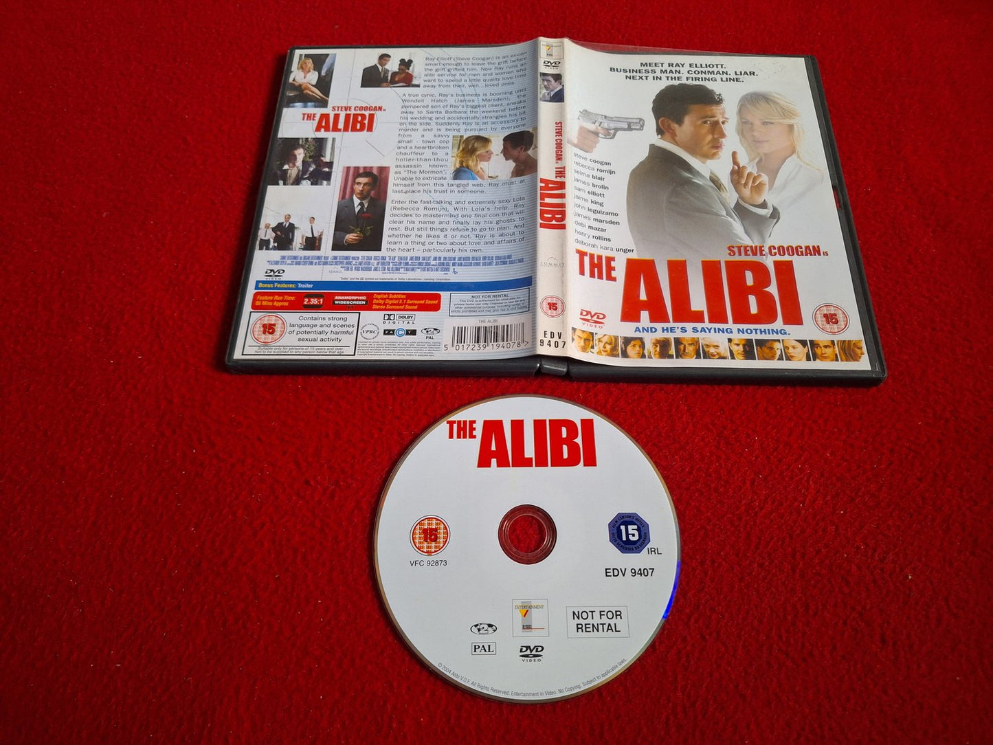 THE ALIBI DVD
