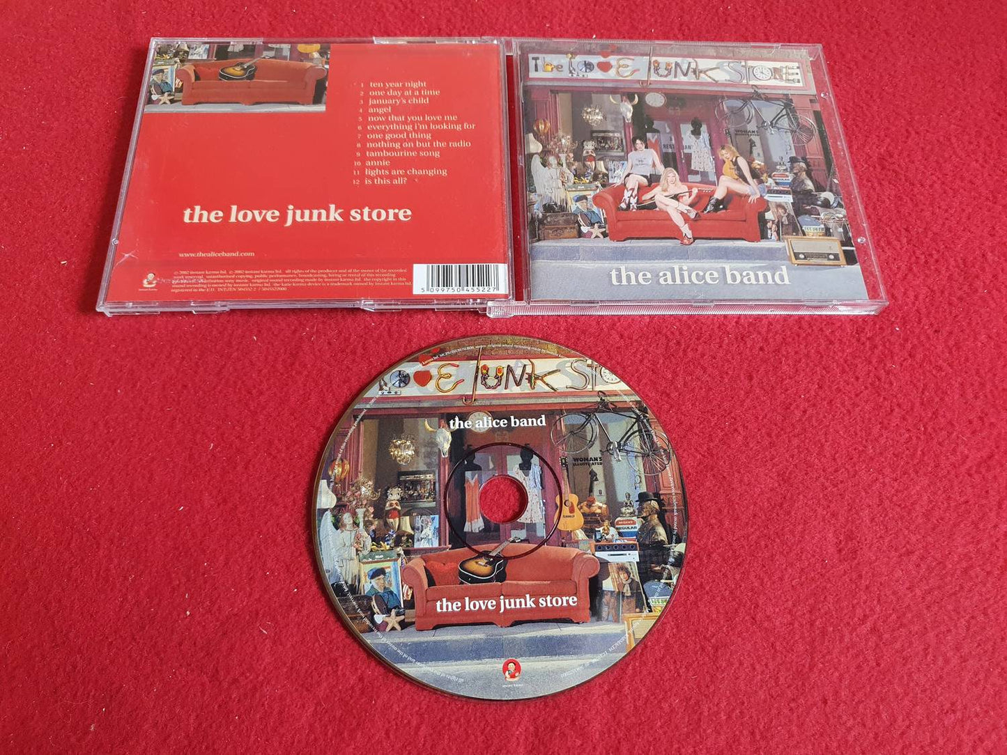 THE ALICE BAND THE LOVE JUNK STORE till CD