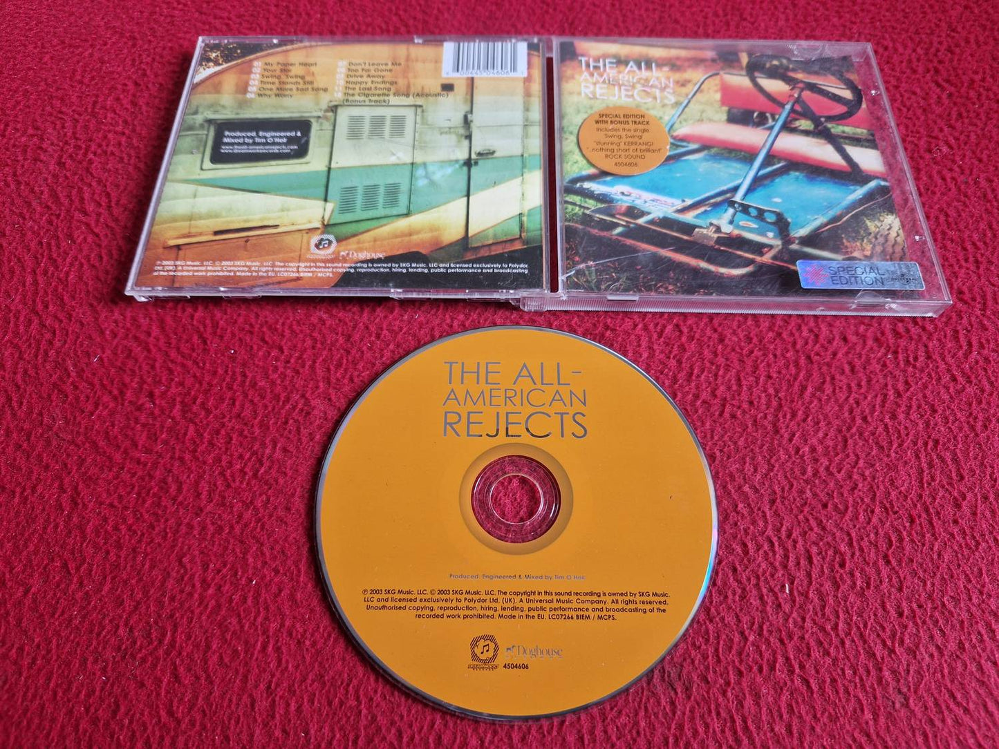 THE ALL-AMERICAN REJECTS - THE ALL-AMERICAN REJECTS CD