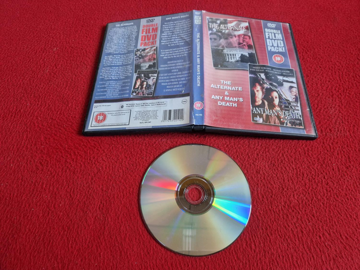 THE ALTERNATE / ANY MAN'S DEATH DVD