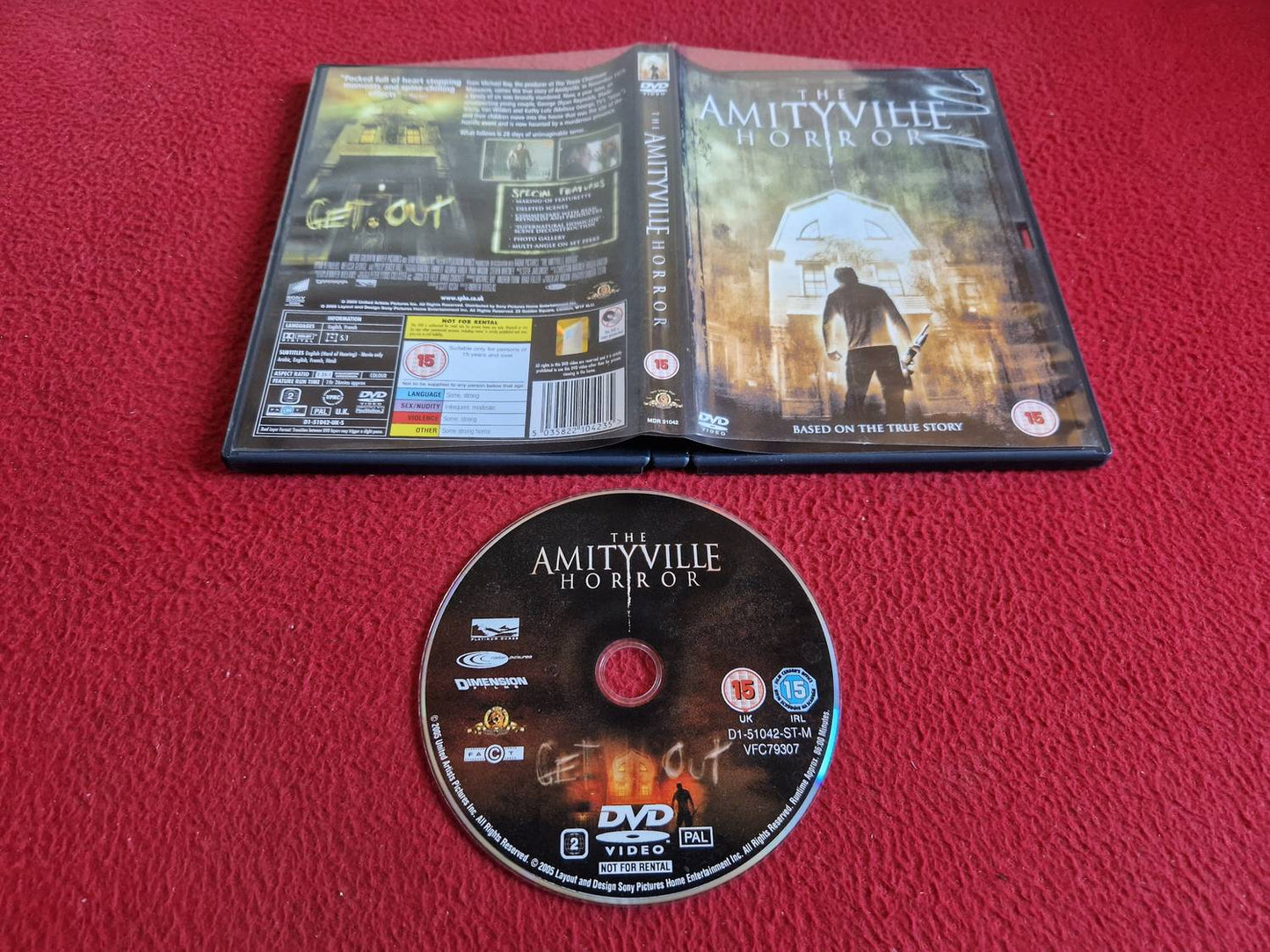 THE AMITYVILLE HORROR DVD