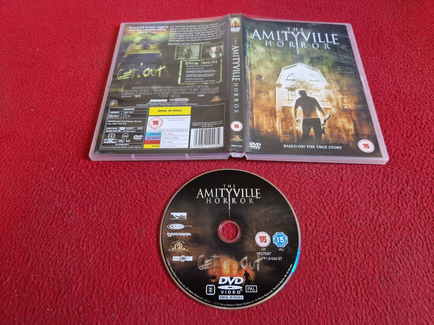 THE AMITYVILLE HORROR DVD