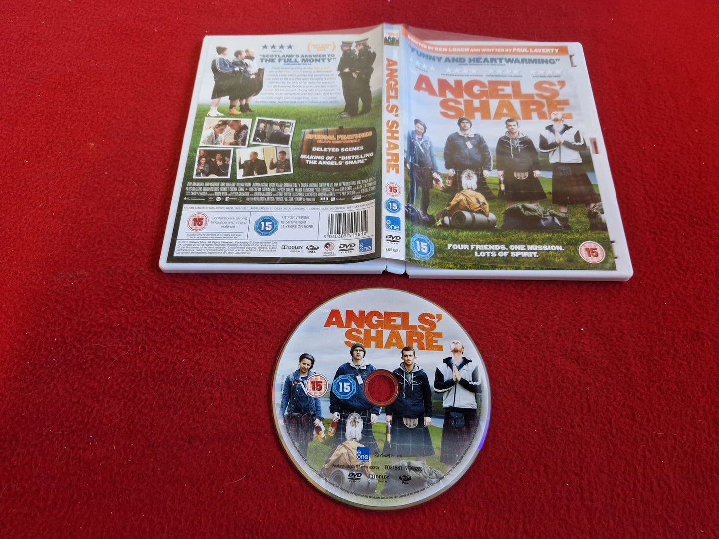 THE ANGELS' SHARE DVD