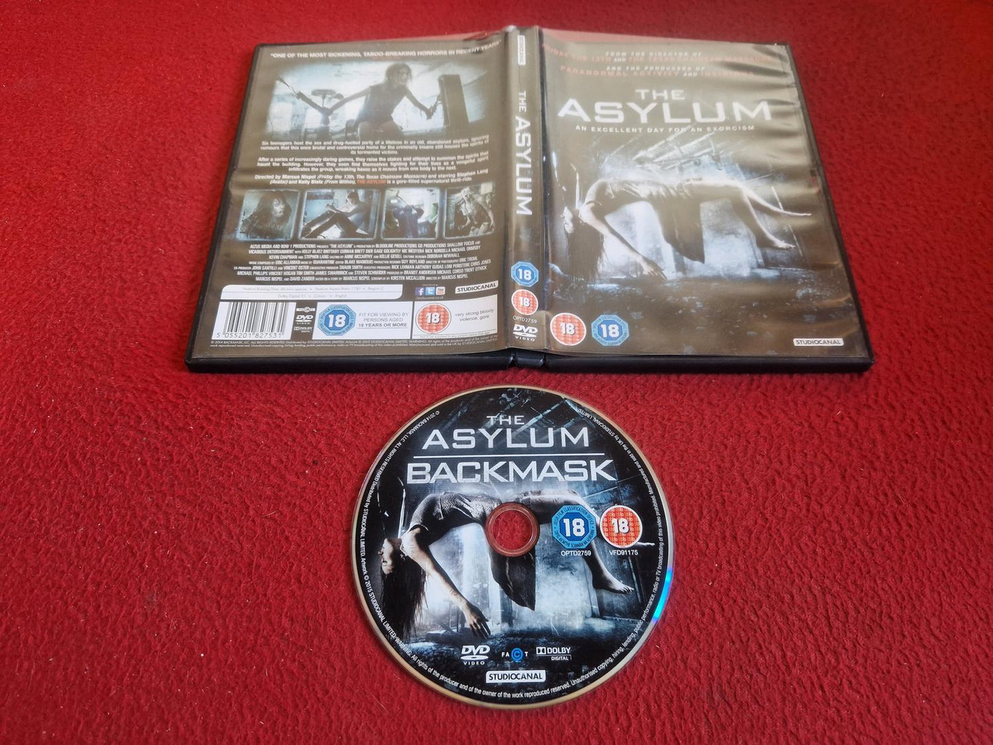THE ASYLUM DVD