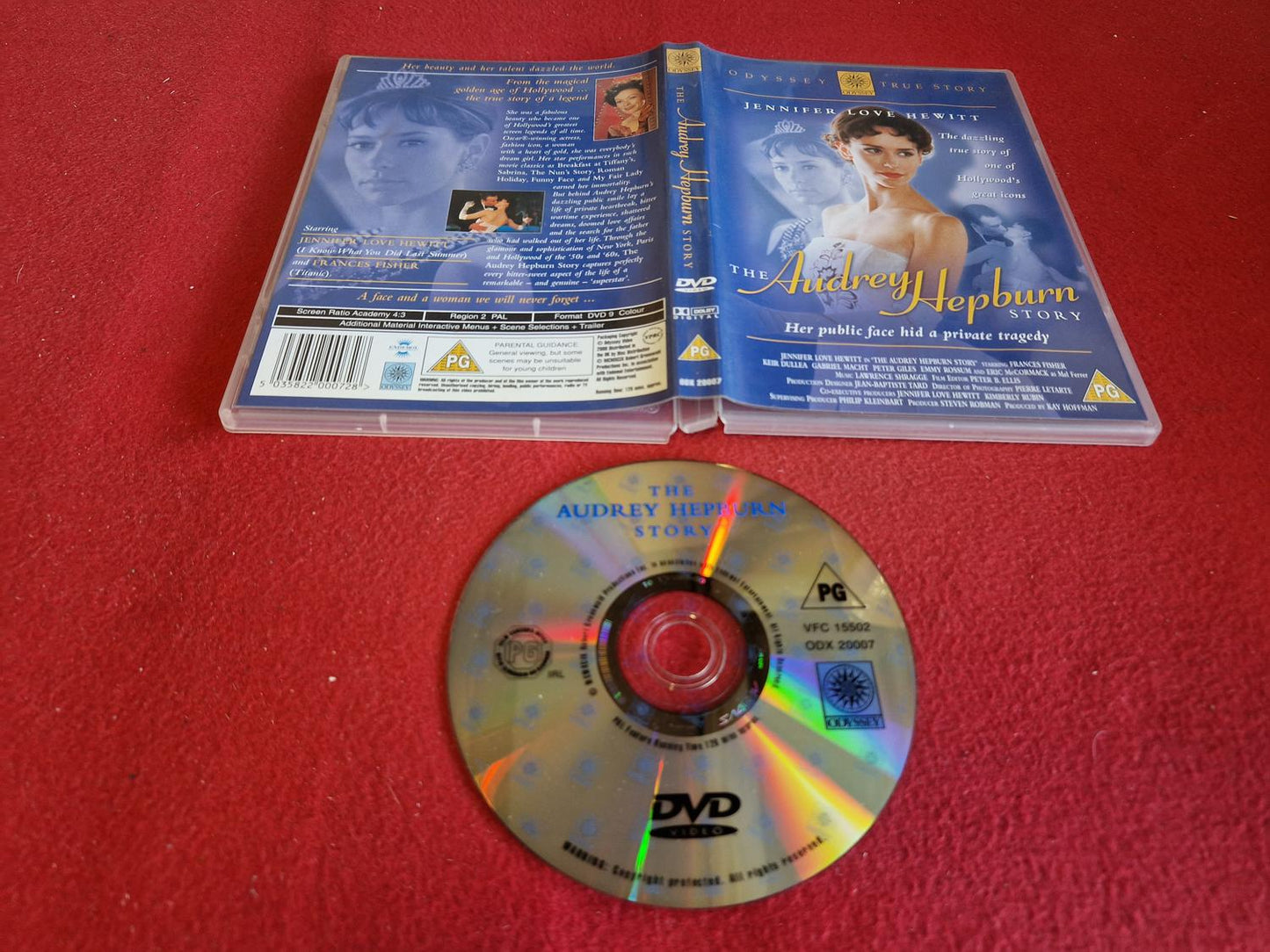 THE AUDREY HEPBURN STORY till DVD