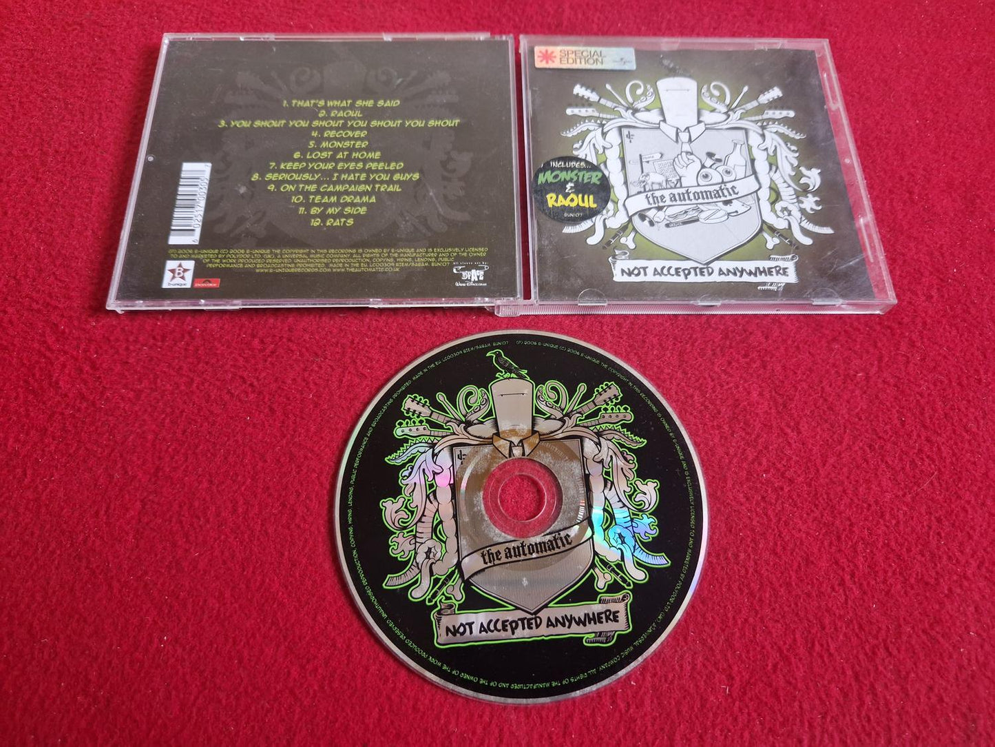 THE AUTOMATIC NOT ACCEPTED ANYWHERE till CD