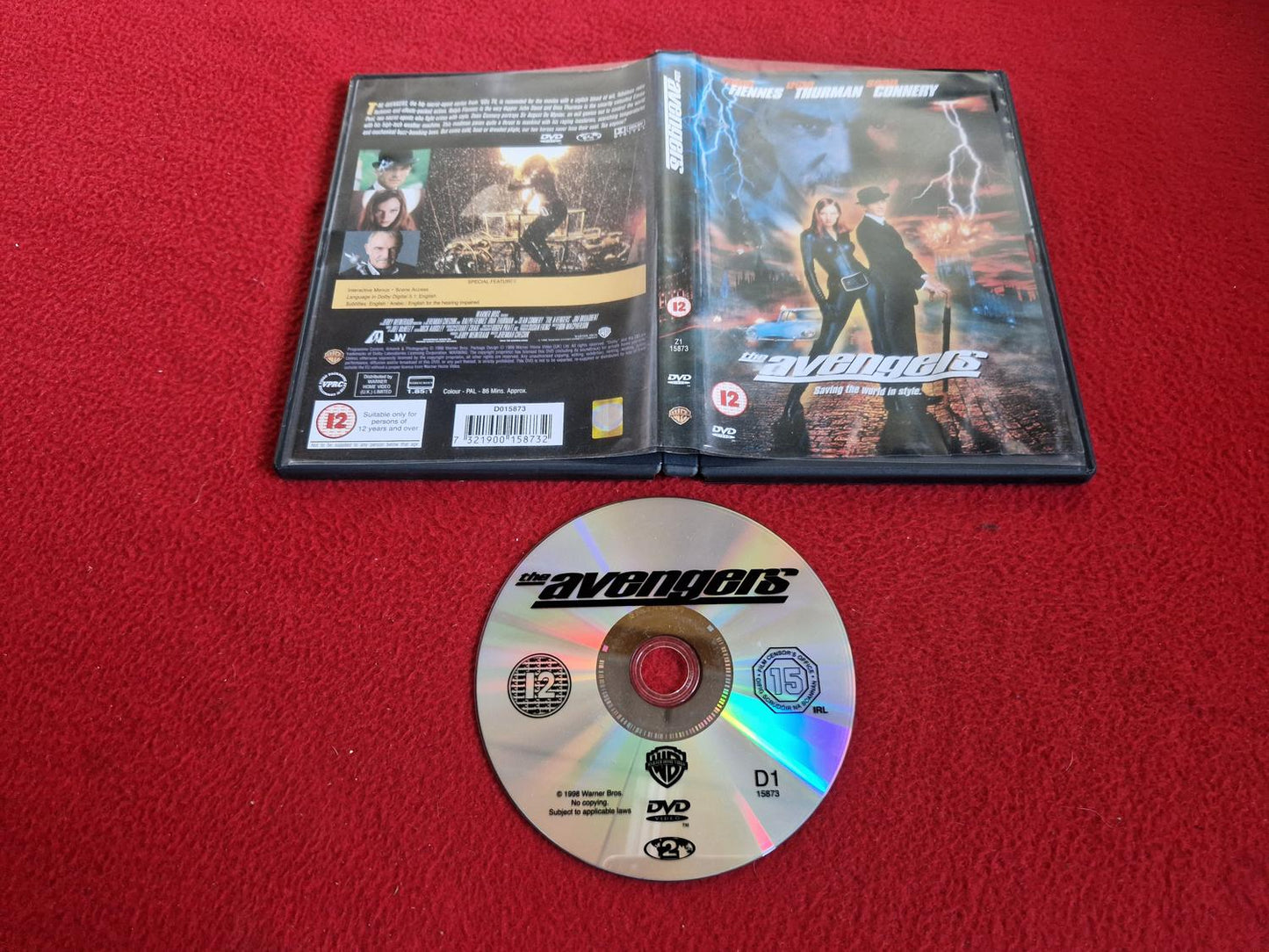 THE AVENGERS DVD