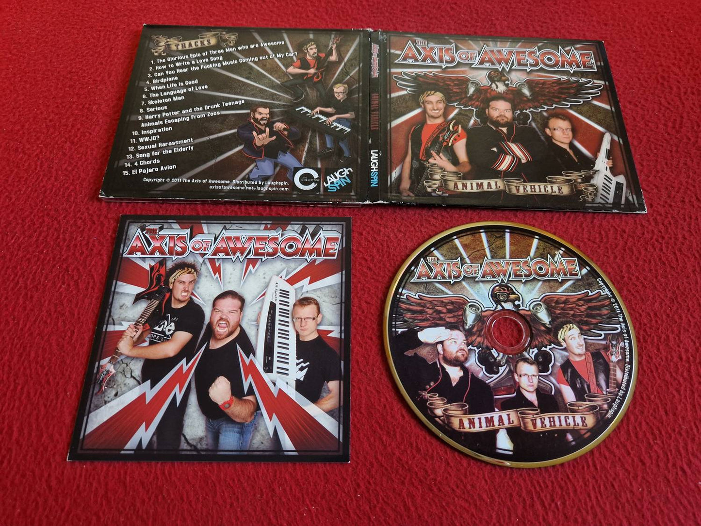 THE AXIS OF AWESOME ANIMAL VEHICLE CD