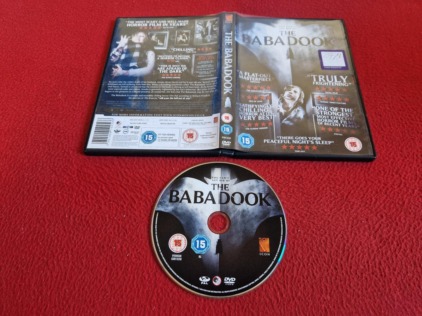 THE BABADOOK DVD