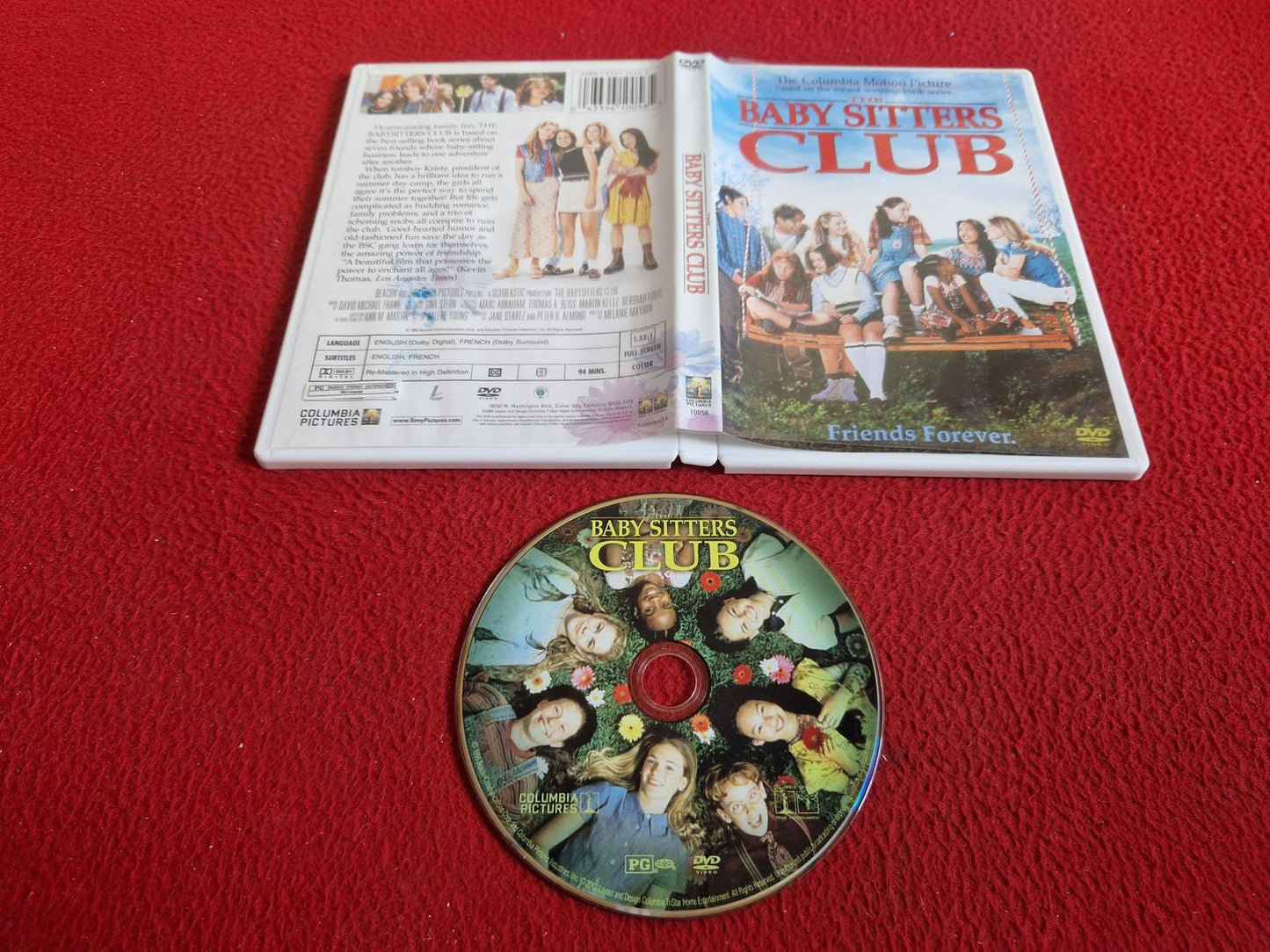 THE BABY SITTERS CLUB DVD