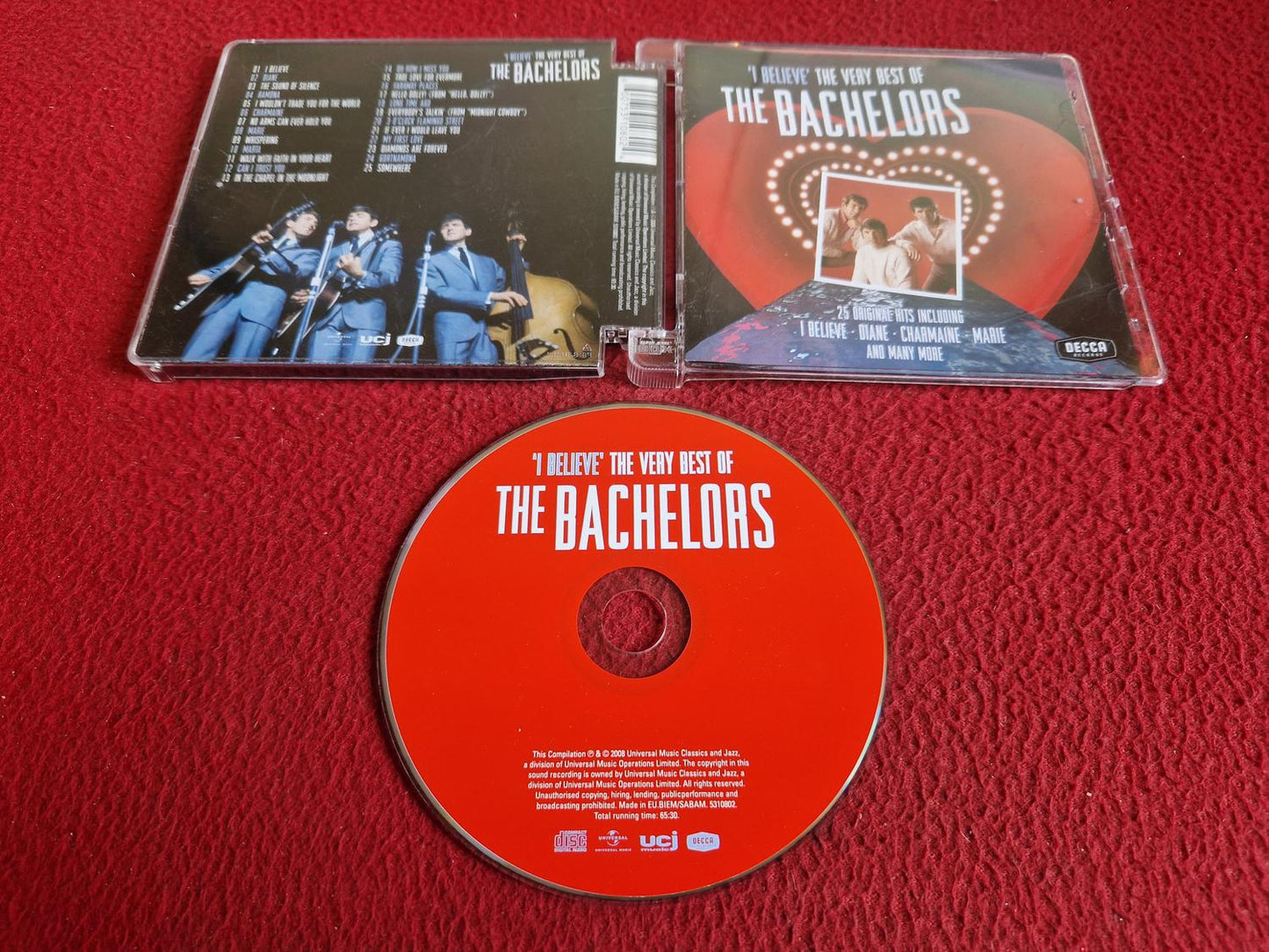 THE BACHELORS I BELIEVE THE VERY BEST OF CD
