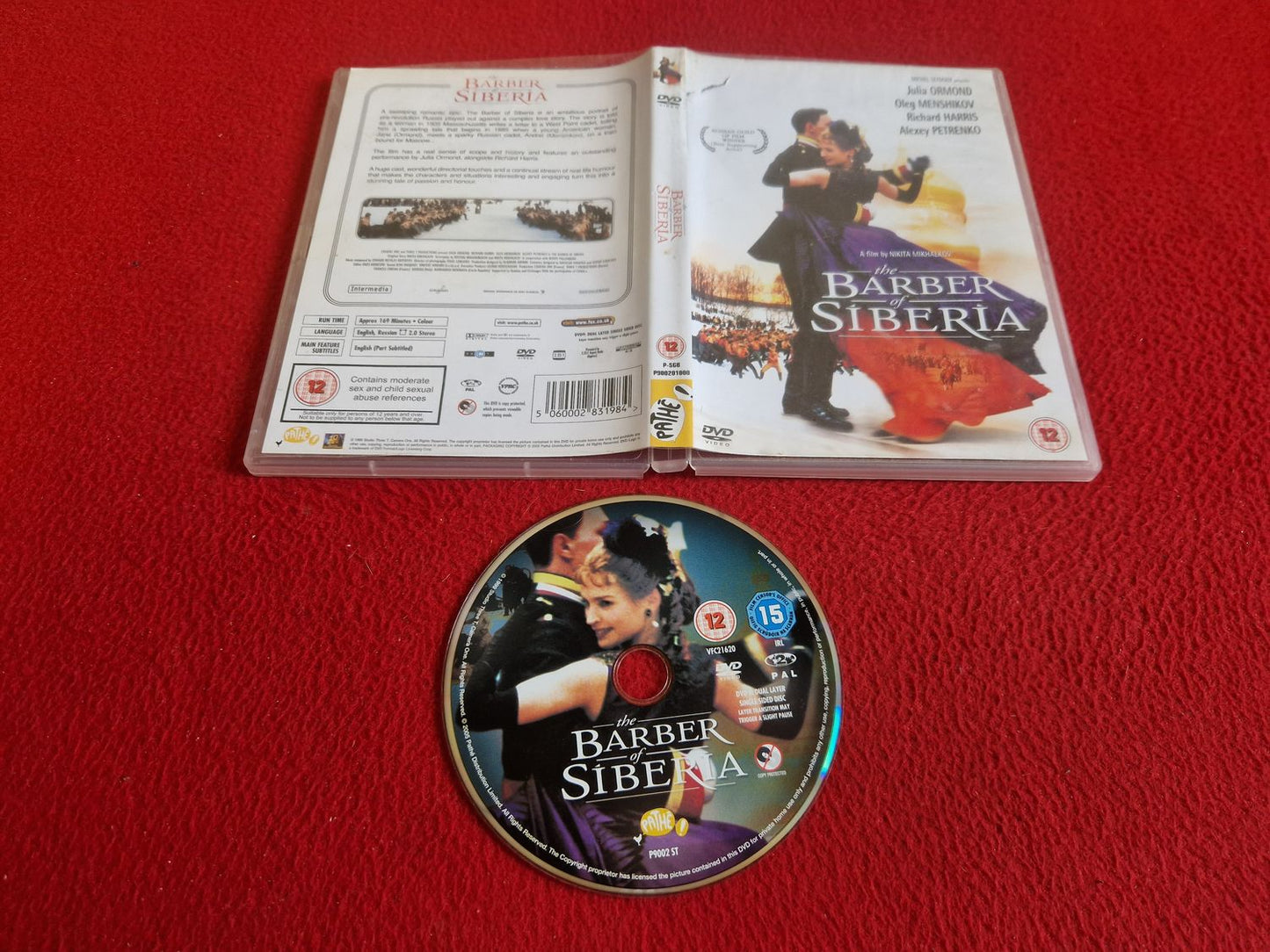 THE BARBER OF SIBERIA DVD