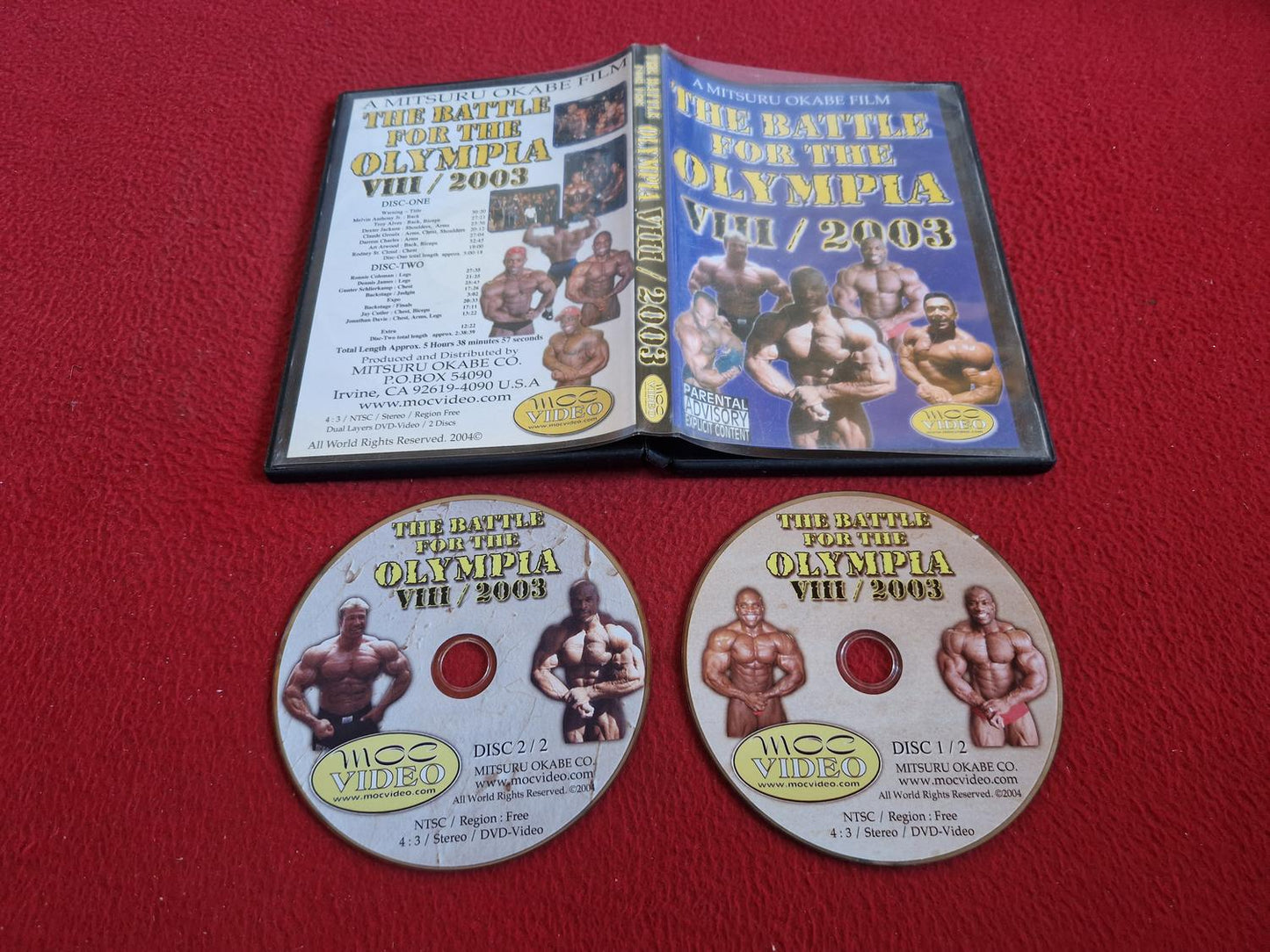 THE BATTLE FOR THE OLYMPIA VIII / 2003 DVD
