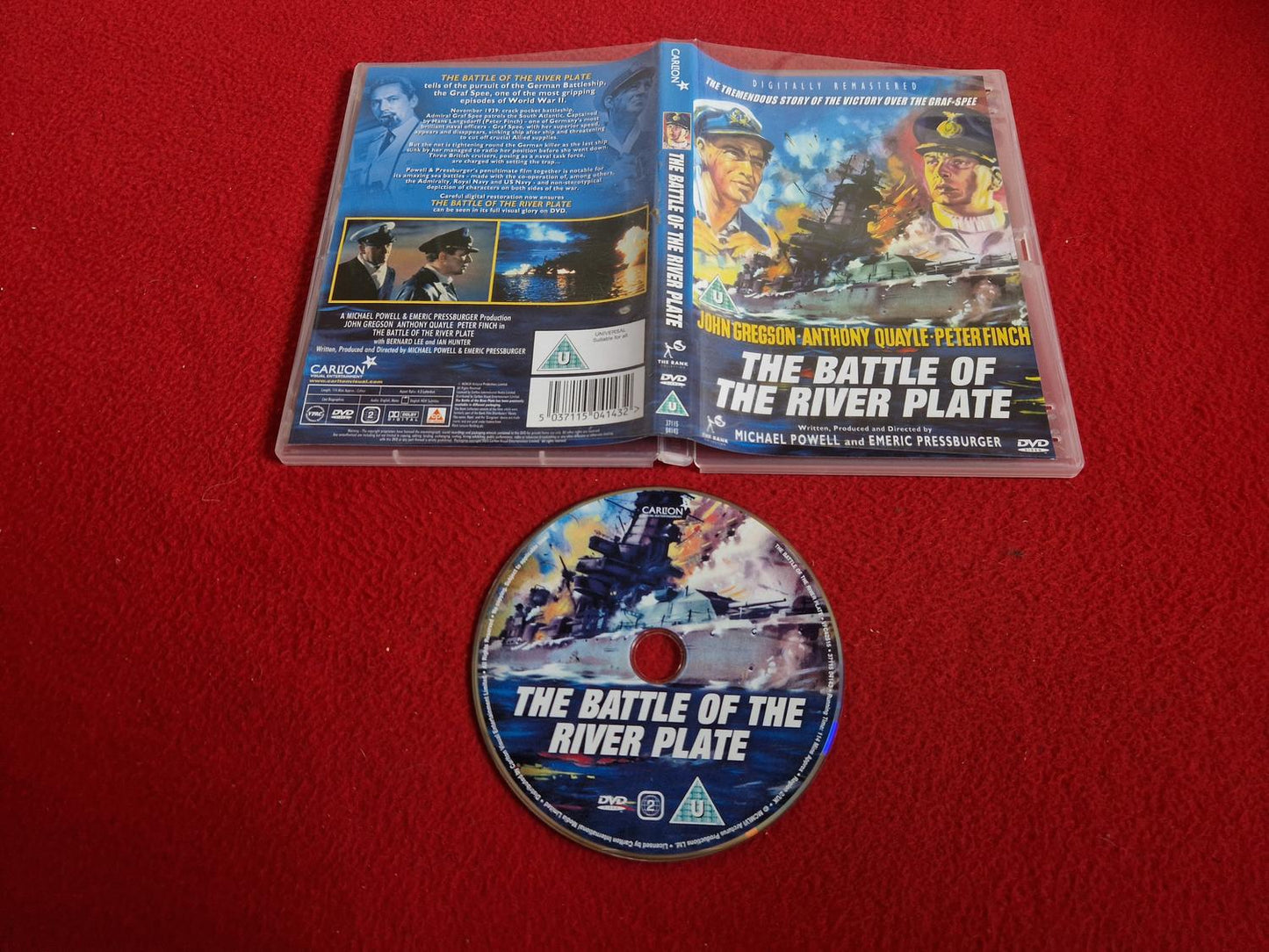 THE BATTLE OF THE RIVER PLATE DVD