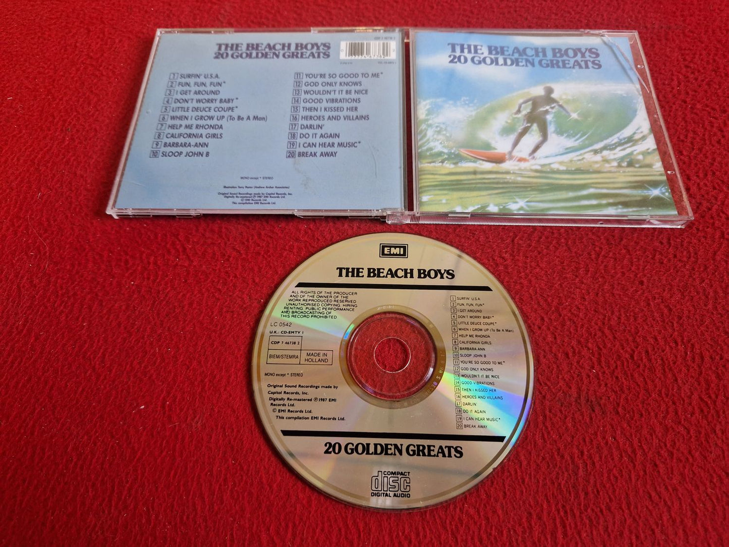 THE BEACH BOYS 20 GOLDEN GREATS CD