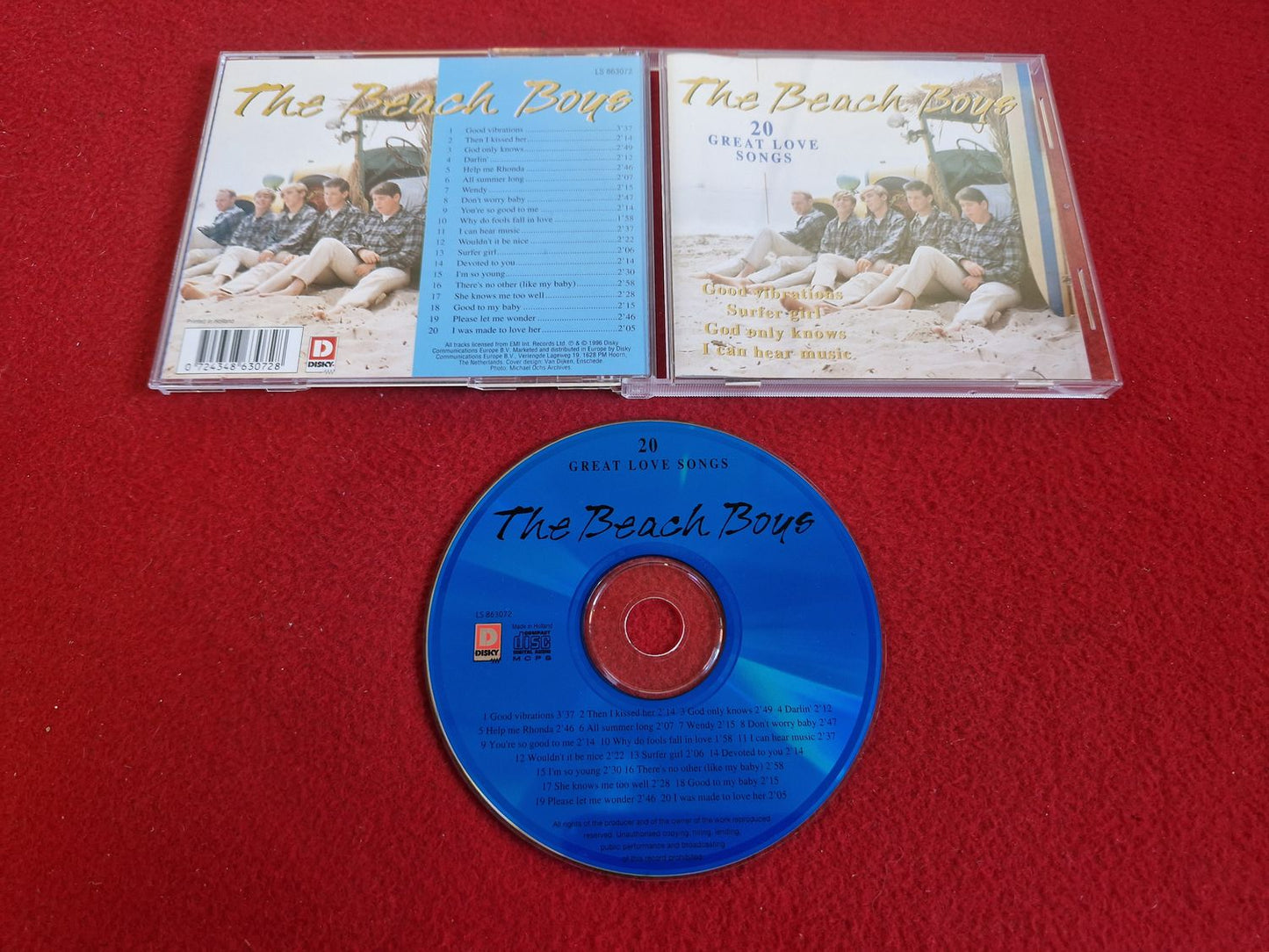 THE BEACH BOYS 20 GREAT LOVE SONGS till CD