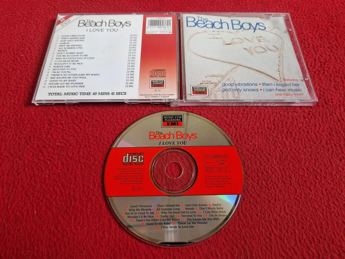 THE BEACH BOYS I LOVE YOU CD