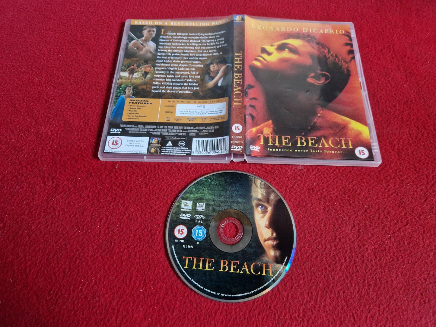 THE BEACH DVD