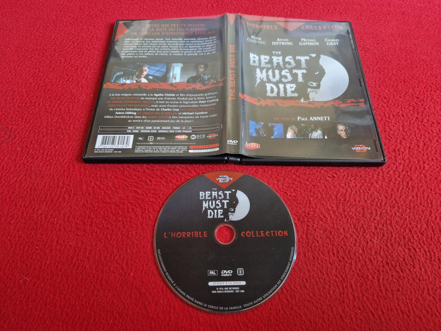 THE BEAST MUST DIE DVD