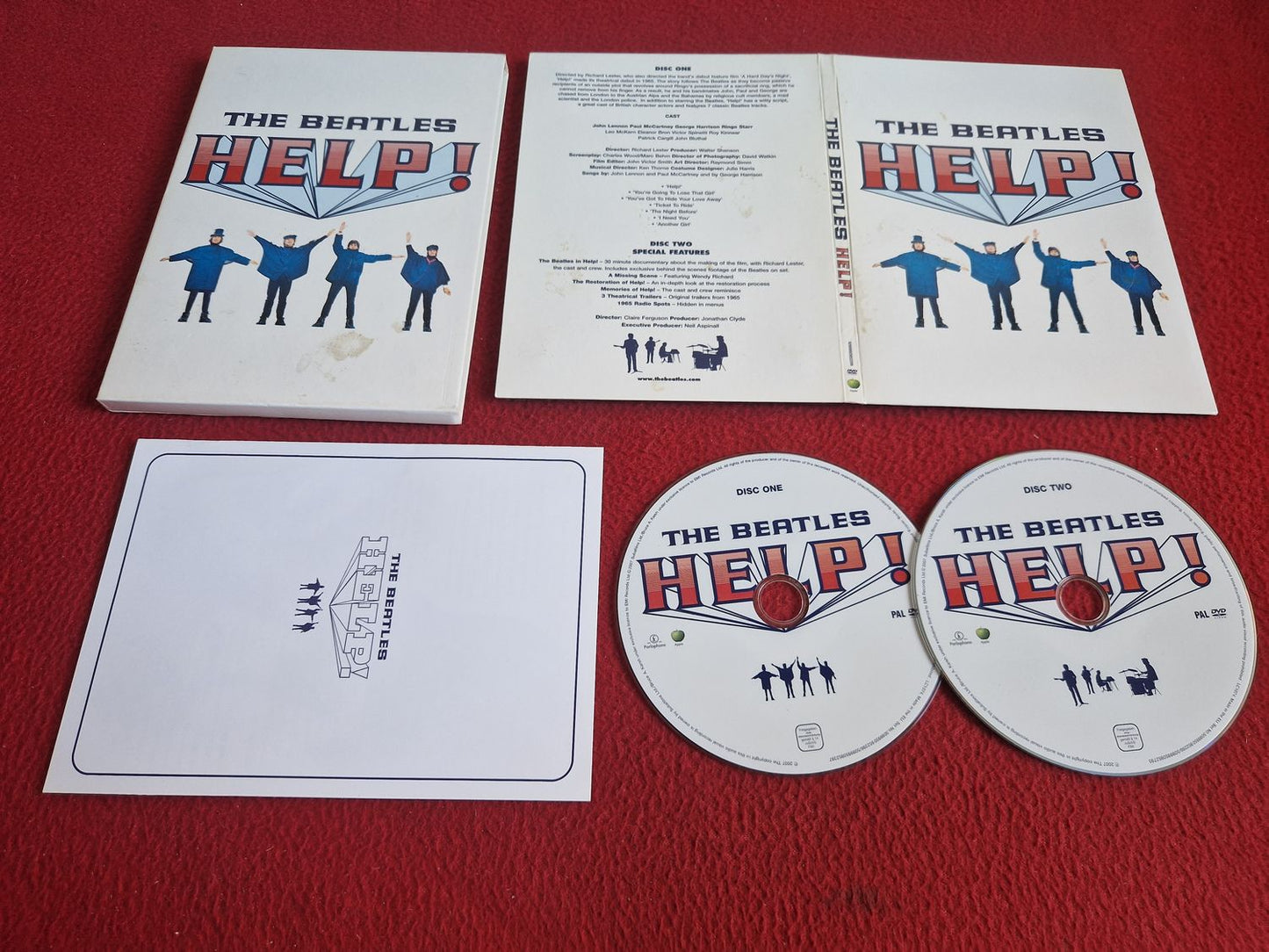 THE BEATLES HELP! DVD