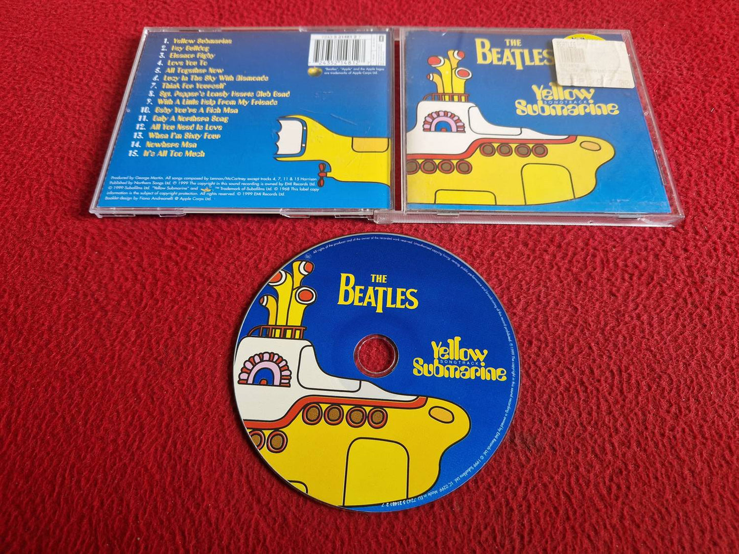 THE BEATLES YELLOW SUBMARINE SONGTRACK CD