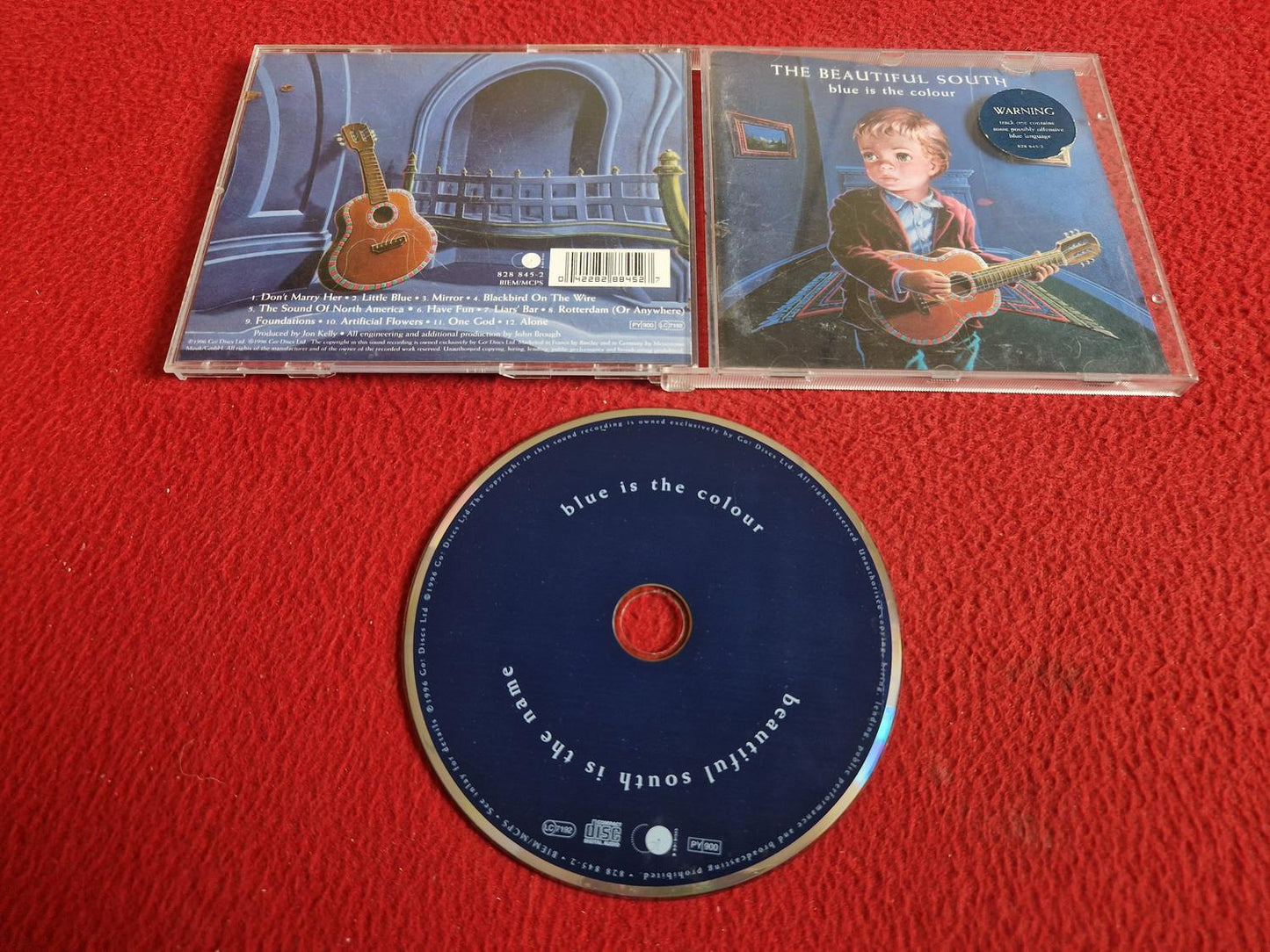 THE BEAUTIFUL SOUTH BLUE IS THE COLOUR CD