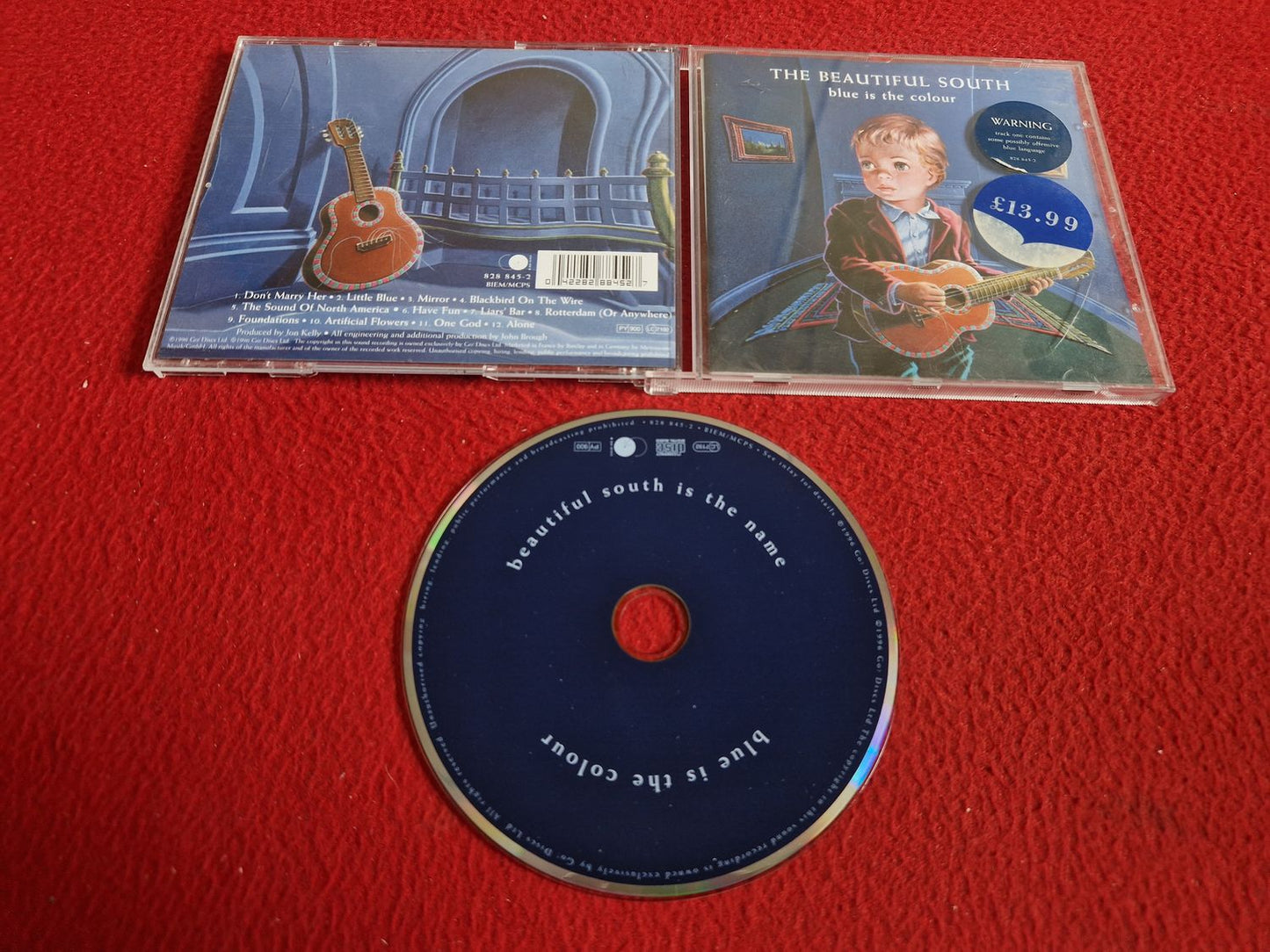 THE BEAUTIFUL SOUTH BLUE IS THE COLOUR CD