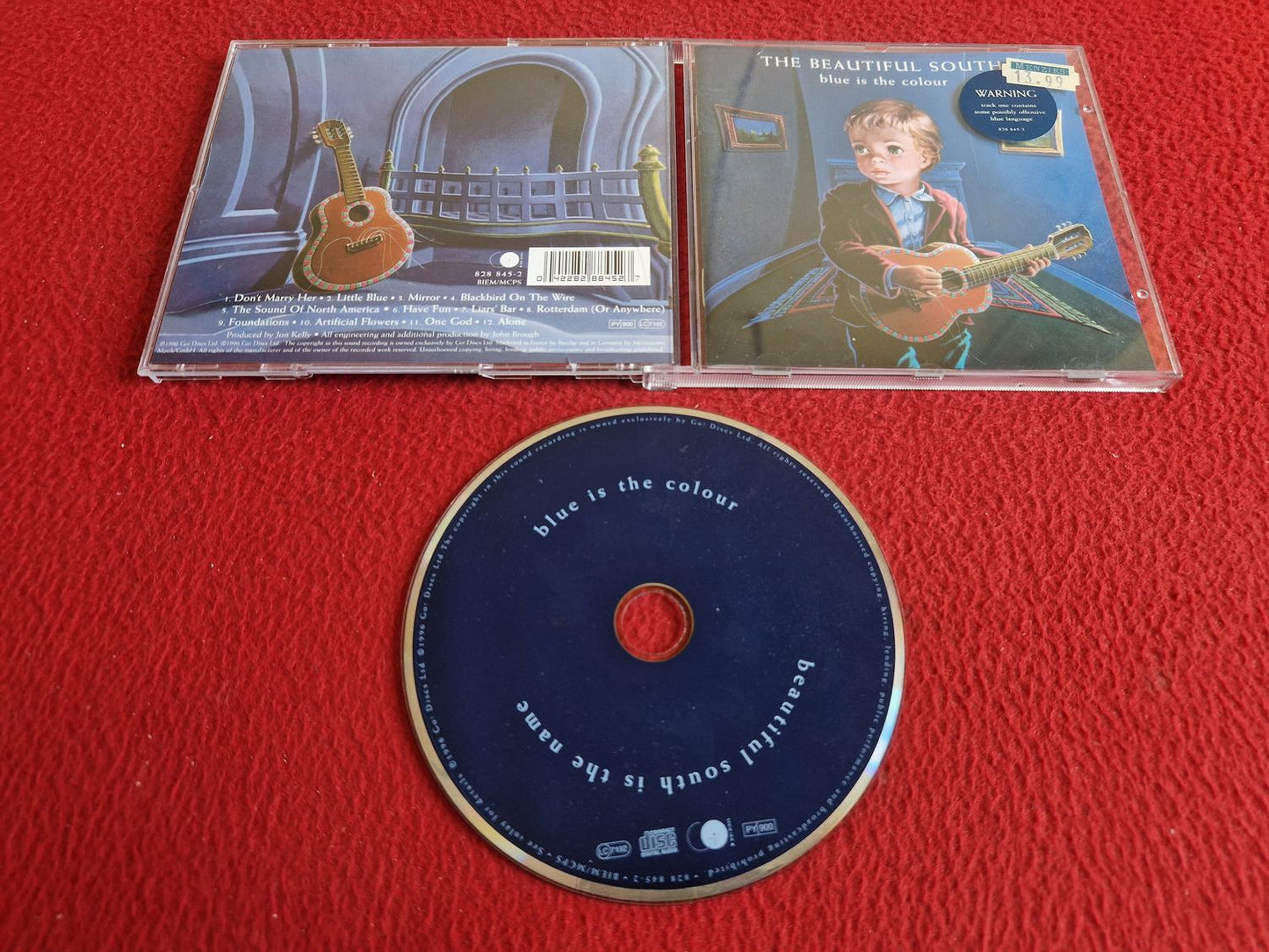 THE BEAUTIFUL SOUTH BLUE IS THE COLOUR CD