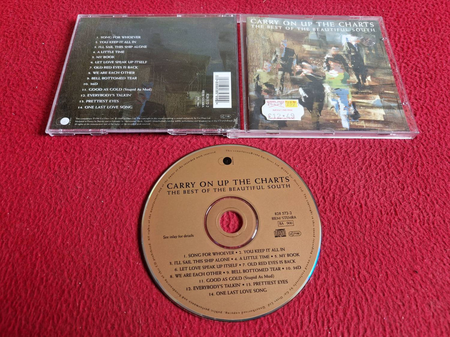 THE BEAUTIFUL SOUTH CARRY ON UP THE CHARTS THE BEST OF CD