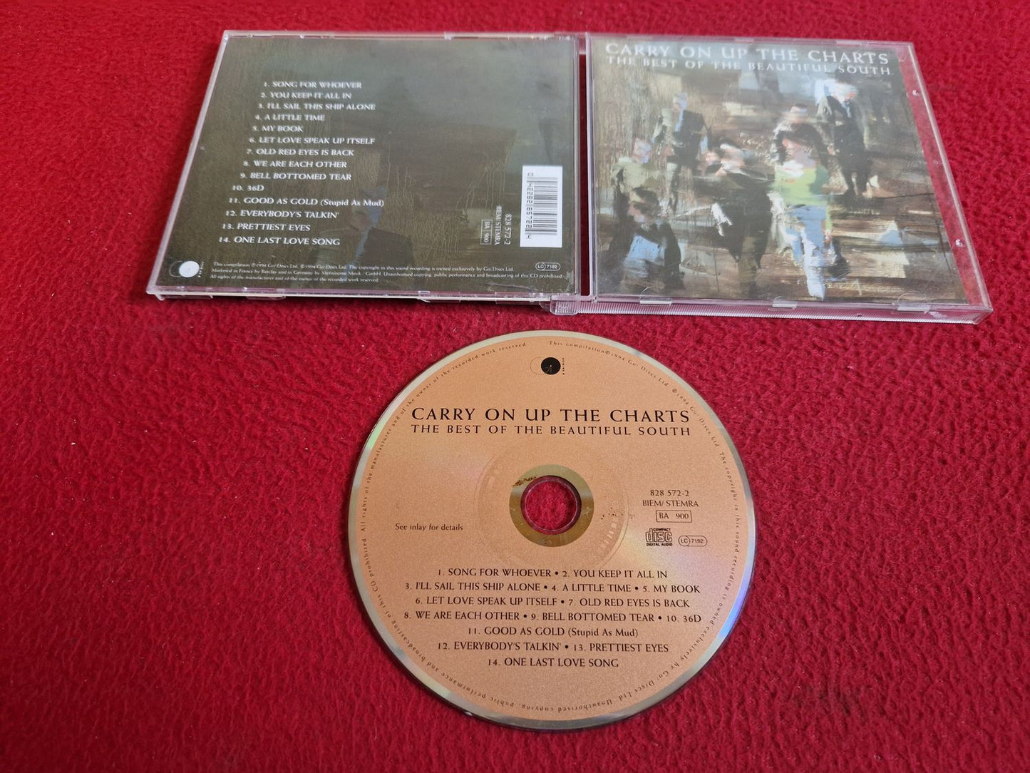 THE BEAUTIFUL SOUTH CARRY ON UP THE CHARTS THE BEST OF CD