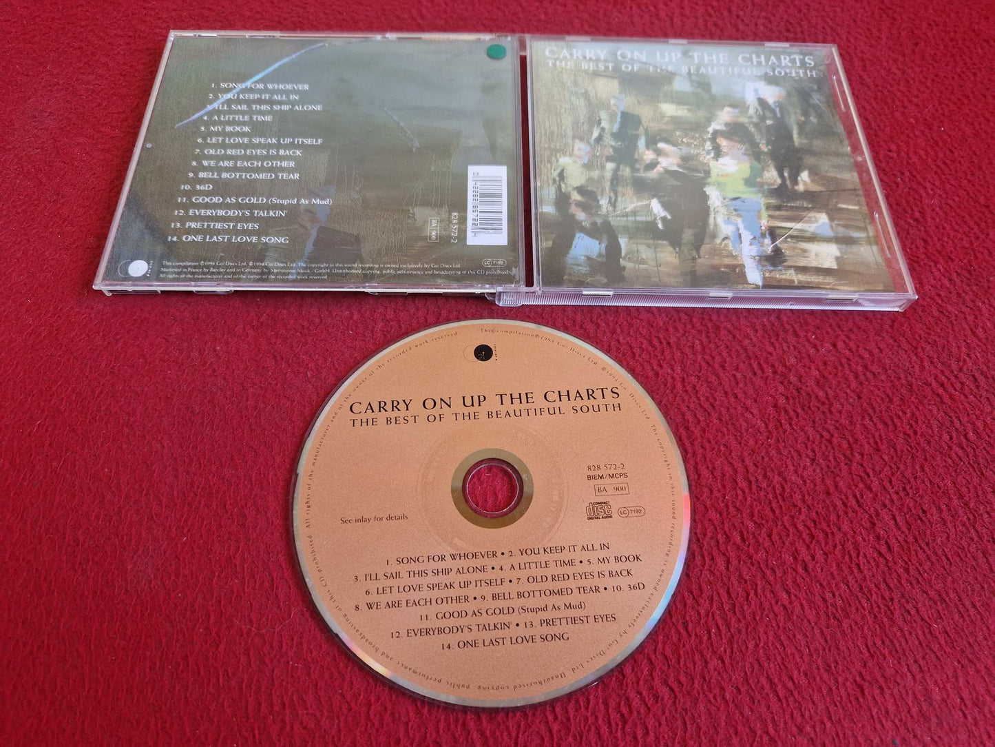 THE BEAUTIFUL SOUTH CARRY ON UP THE CHARTS THE BEST OF CD
