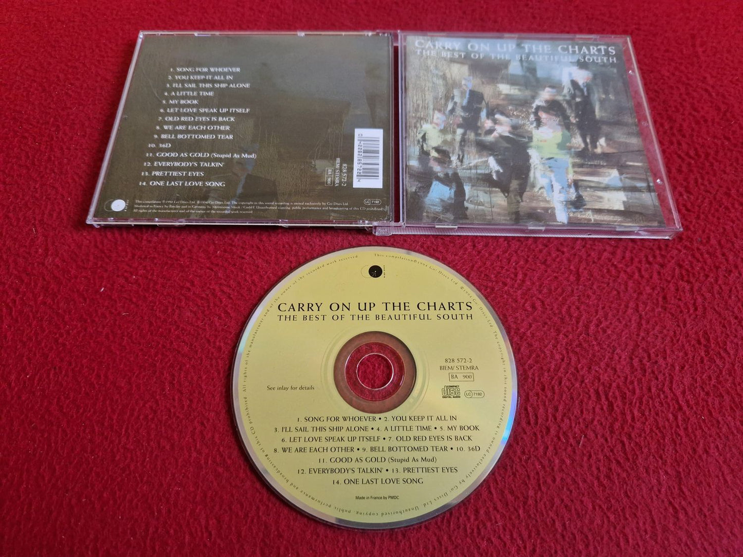THE BEAUTIFUL SOUTH CARRY ON UP THE CHARTS THE BEST OF THE BEAUTIFUL SOUTH CD