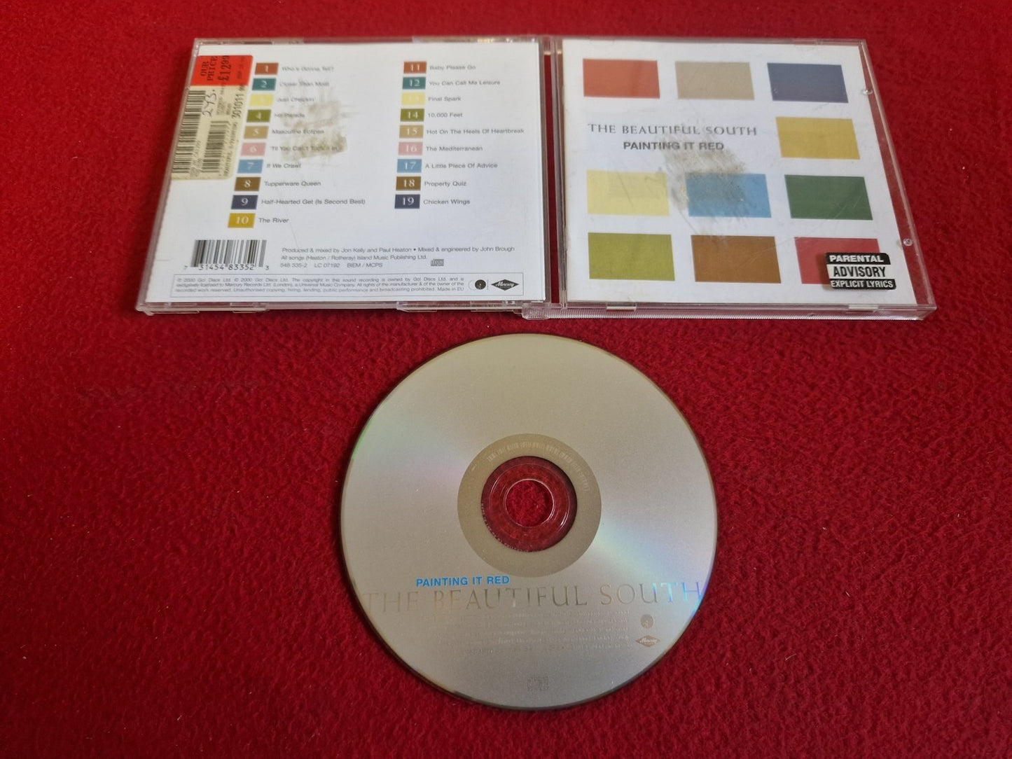 THE BEAUTIFUL SOUTH PAINTING IT RED CD
