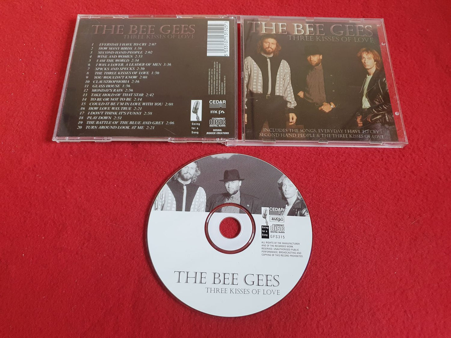 THE BEE GEES THREE KISSES OF LOVE till CD