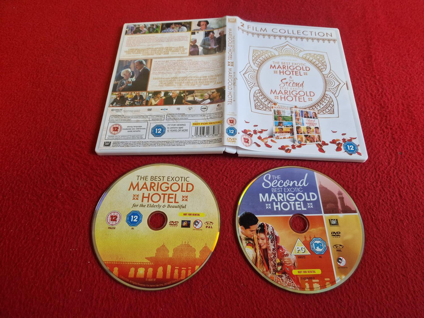 THE BEST EXOTIC & THE SECOND BEST EXOTIC MARIGOLD HOTEL DVD