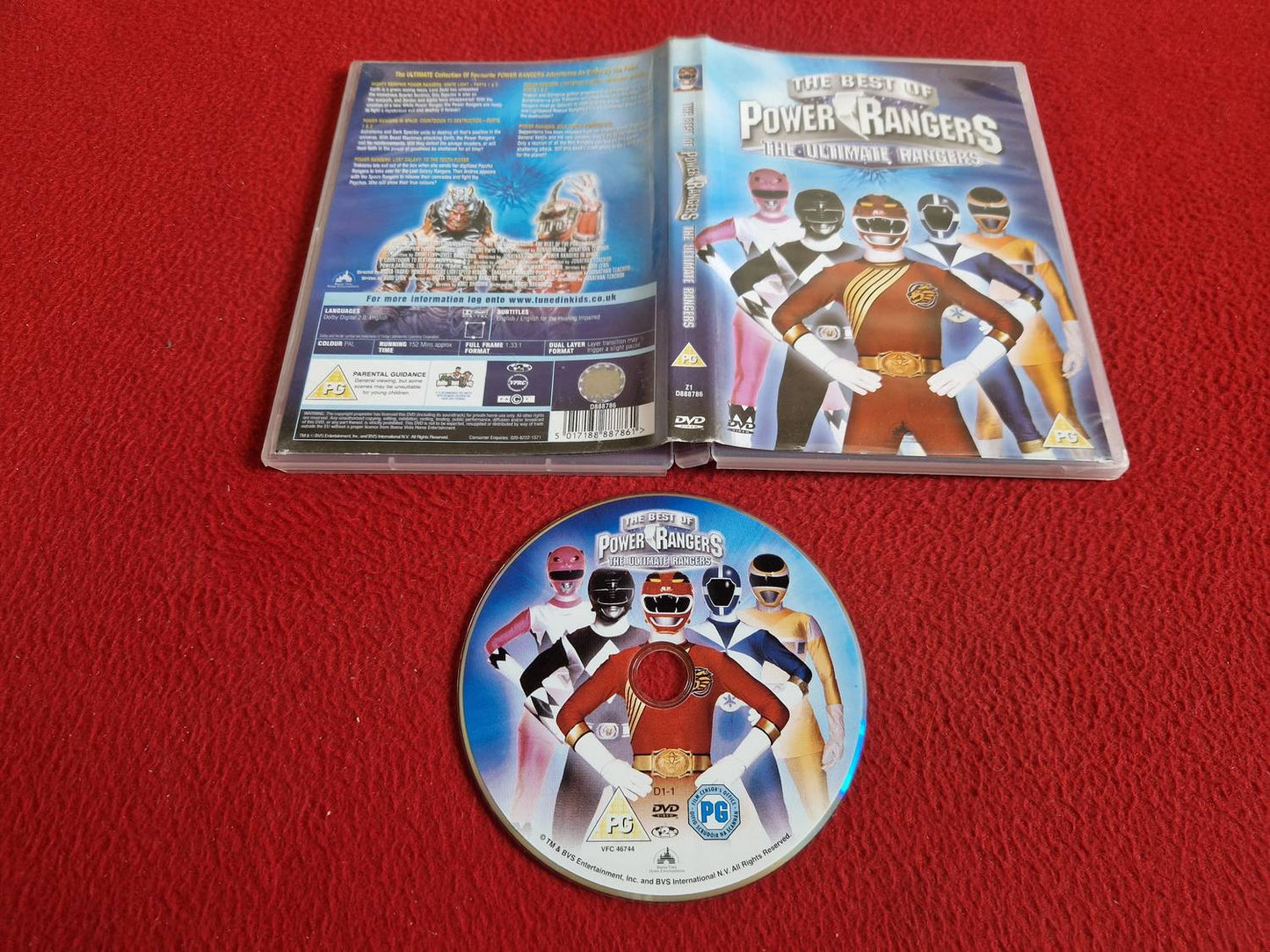 THE BEST OF POWER RANGERS THE ULTIMATE RANGERS DVD
