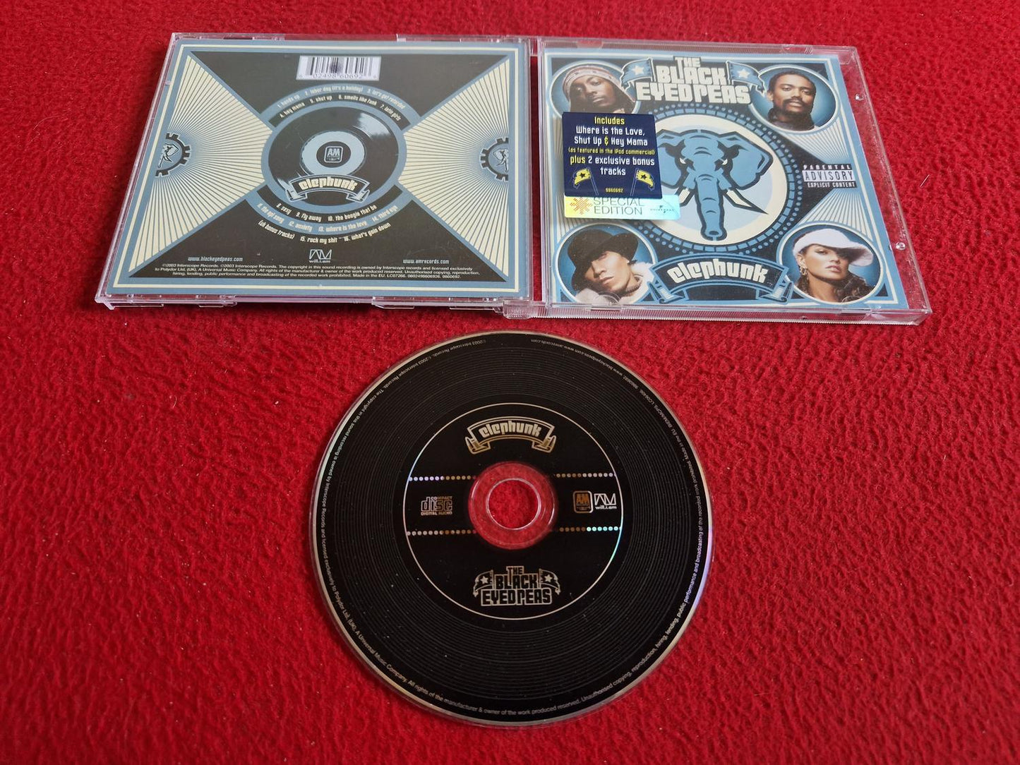 THE BLACK EYED PEAS ELEPHUNK CD