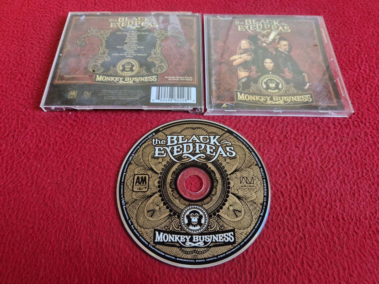 THE BLACK EYED PEAS MONKEY BUSINESS CD