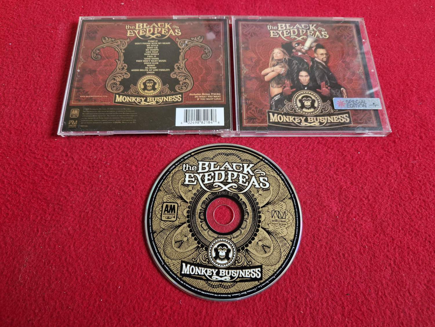 THE BLACK EYED PEAS MONKEY BUSINESS till CD