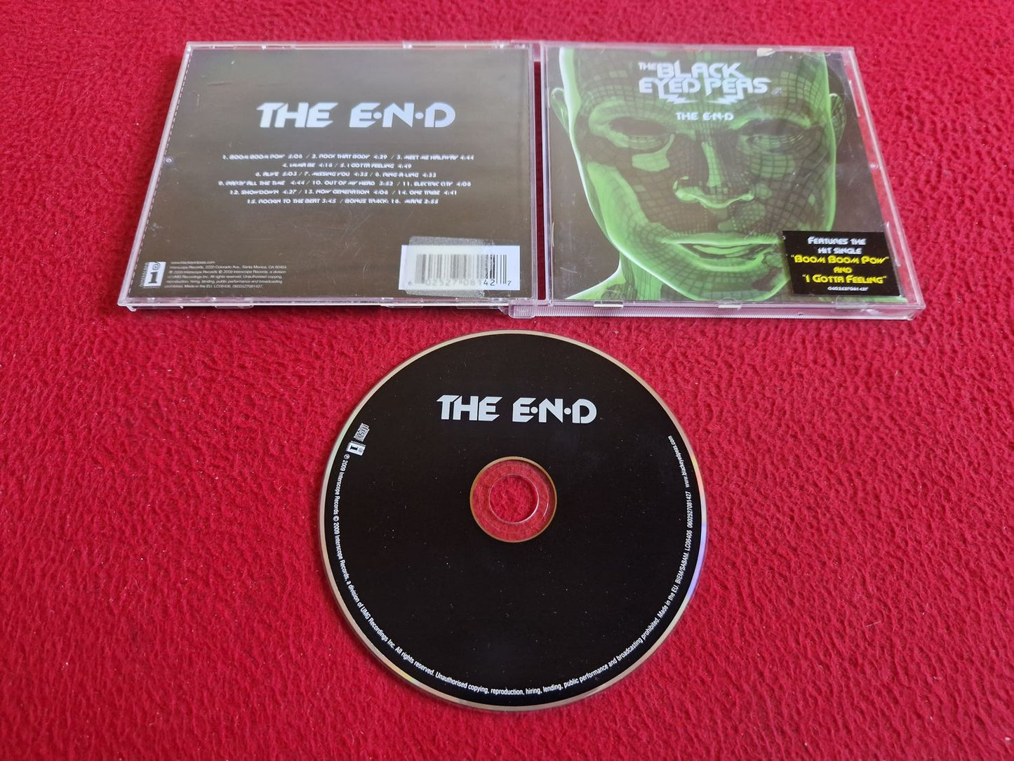 THE BLACK EYED PEAS THE END CD