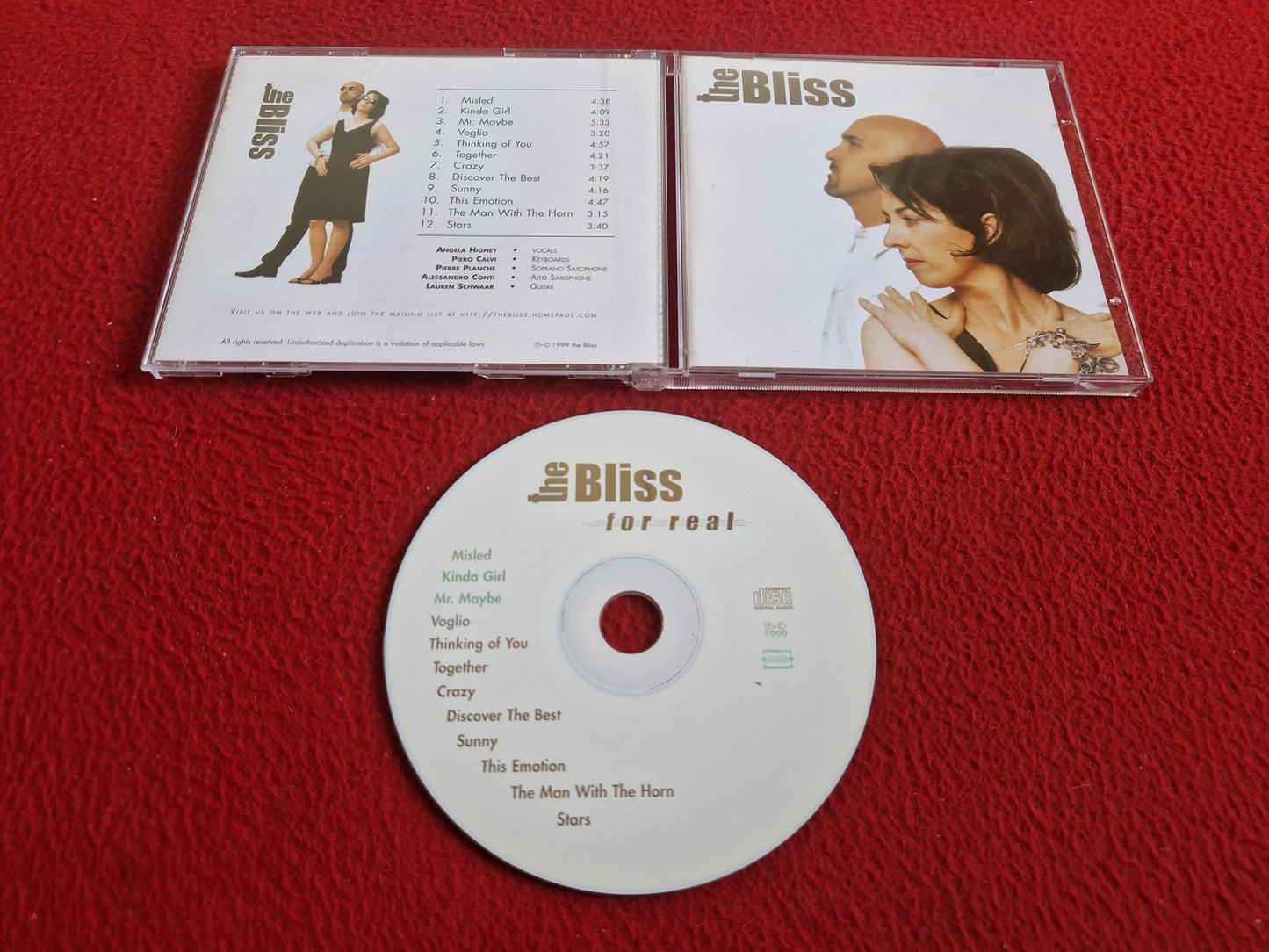 THE BLISS FOR REAL CD