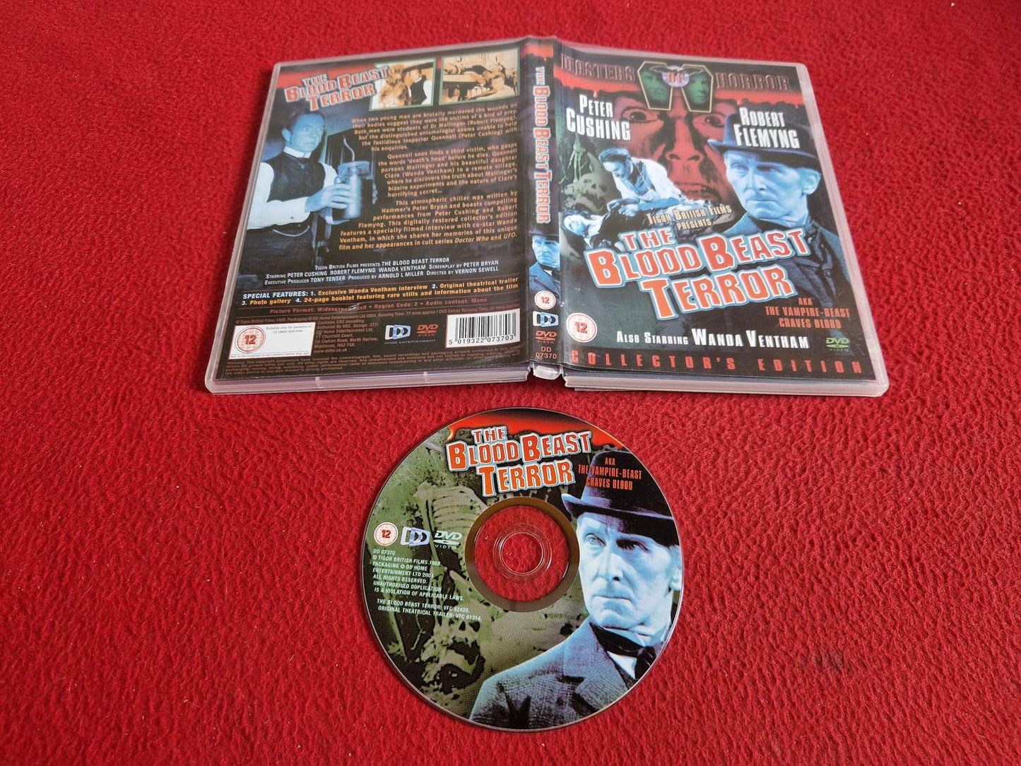 THE BLOOD BEAST TERROR DVD