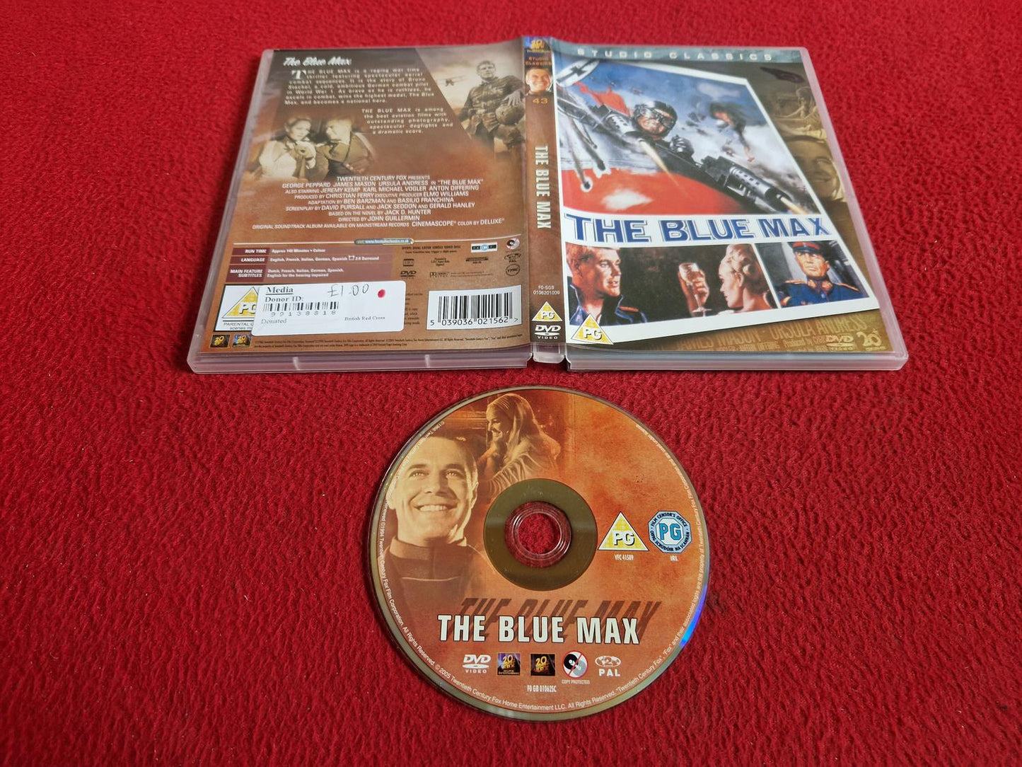 THE BLUE MAX DVD