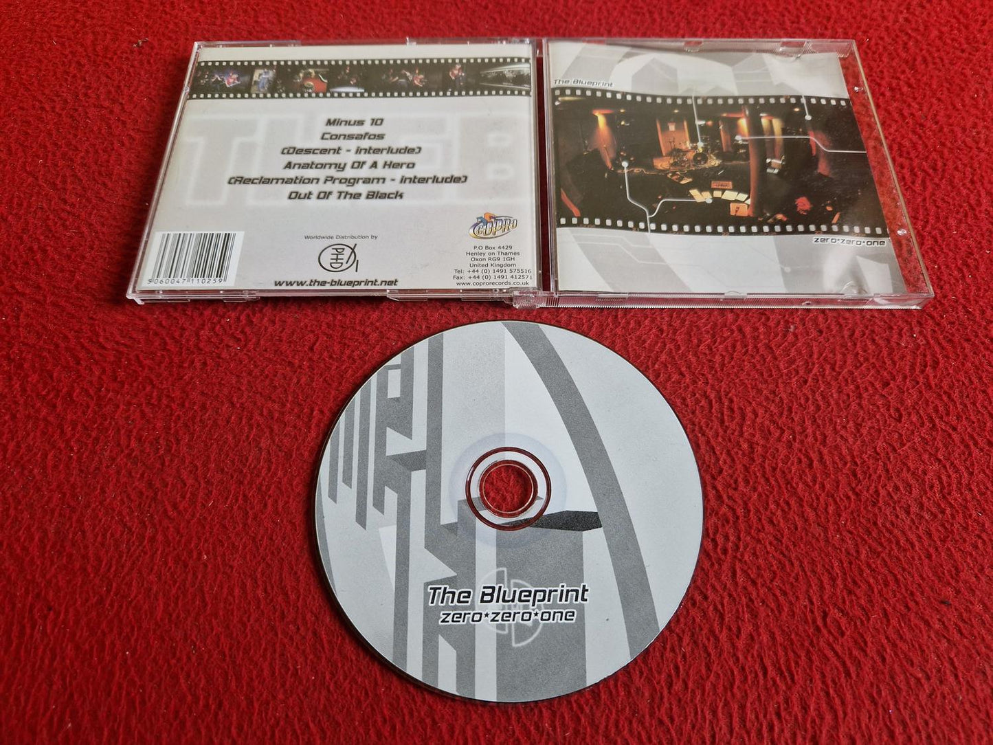 THE BLUEPRINT ZERO ZERO ONE CD