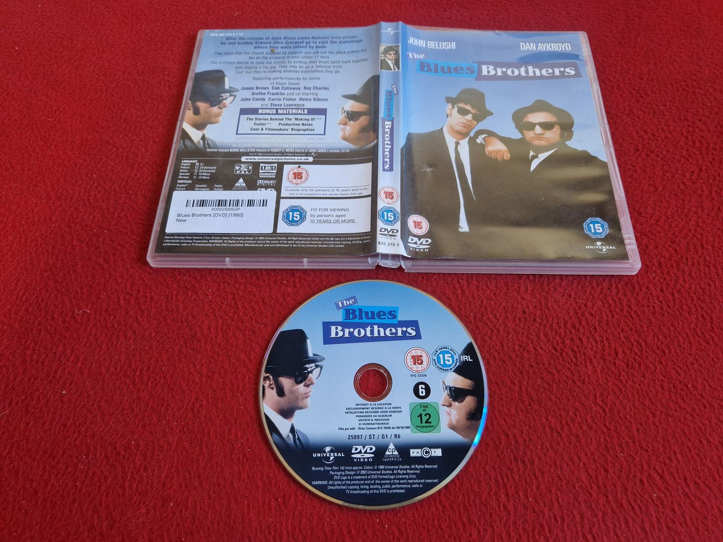 THE BLUES BROTHERS DVD